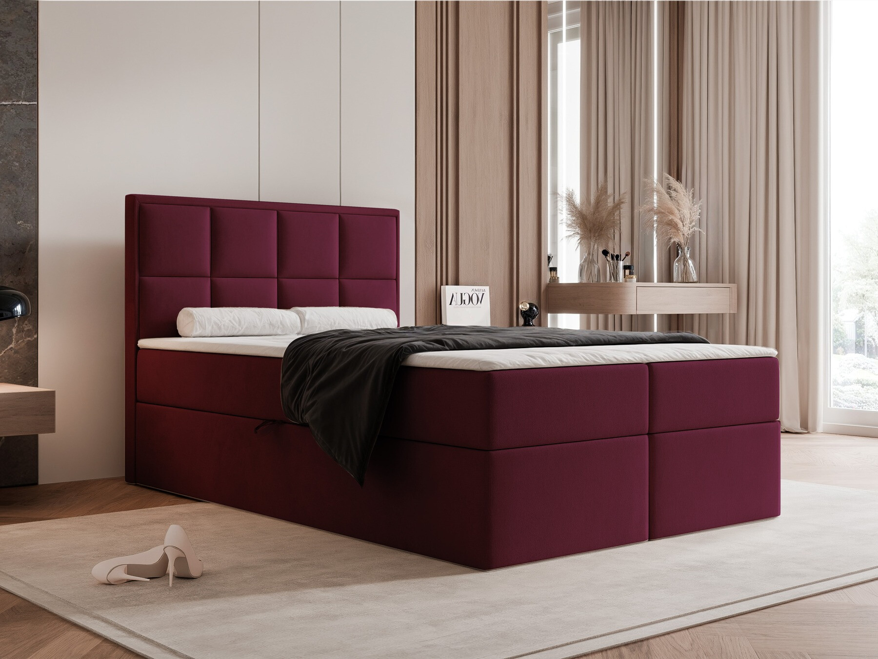 Lit boxspring Martinez 115 (Magic Velvet 2229)