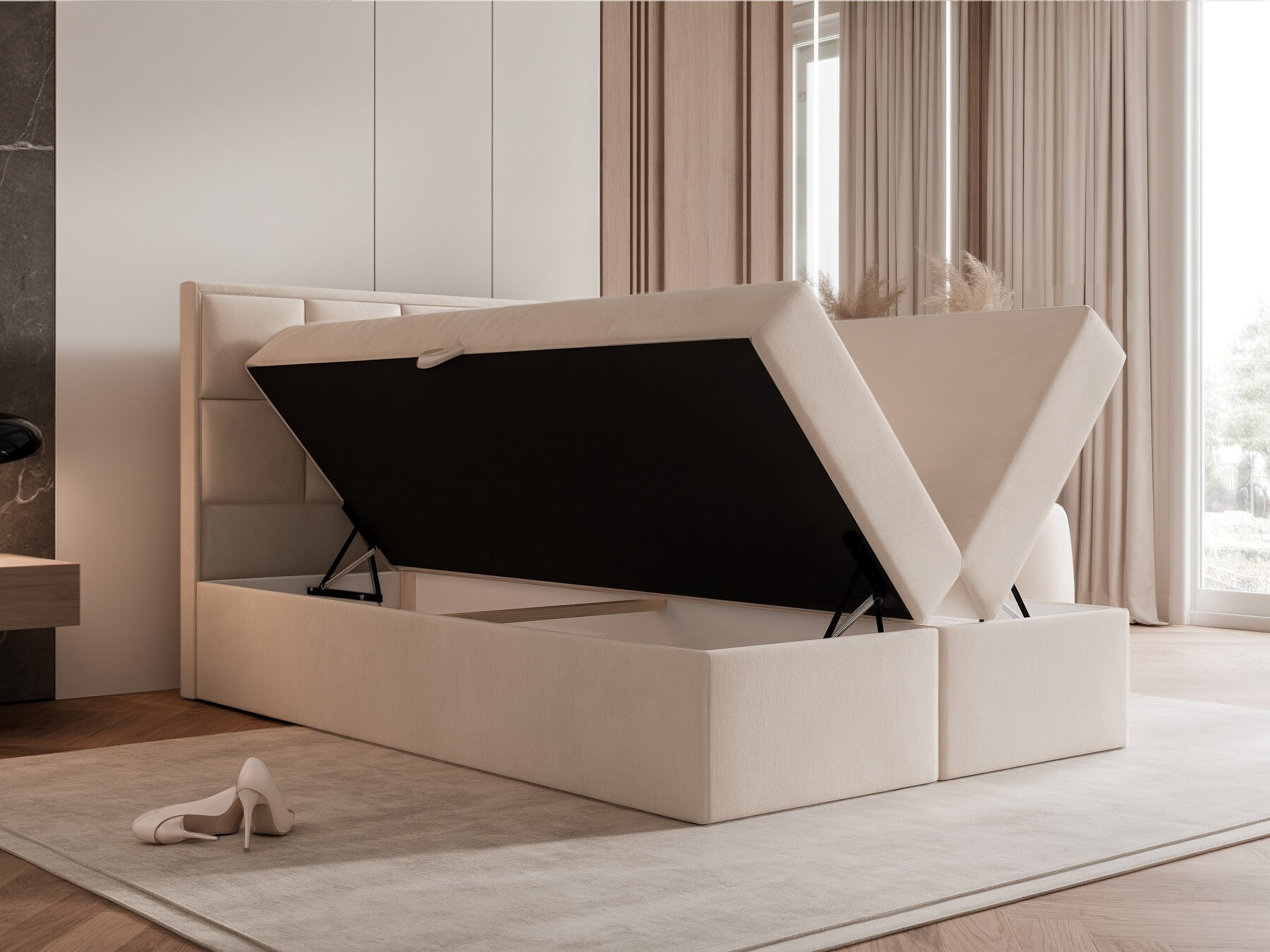 Lit boxspring Martinez 115 (Magic Velvet 2229)