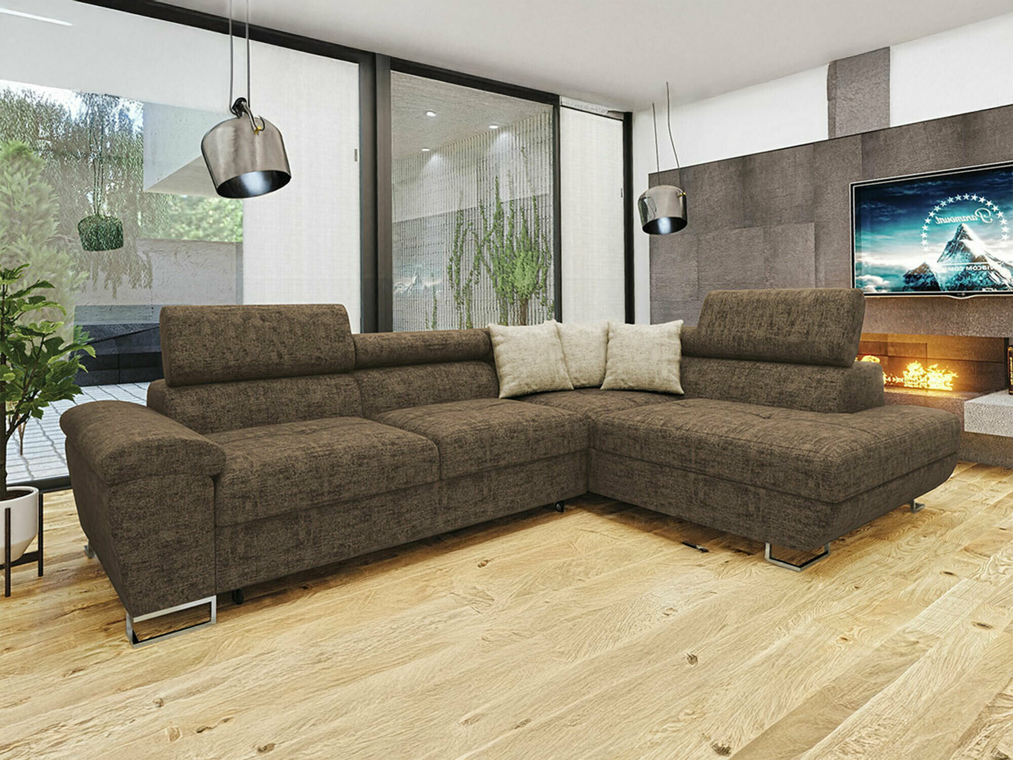 Canapé d'angle Comfivo Ruta II (Matana 19 + Matana 17)