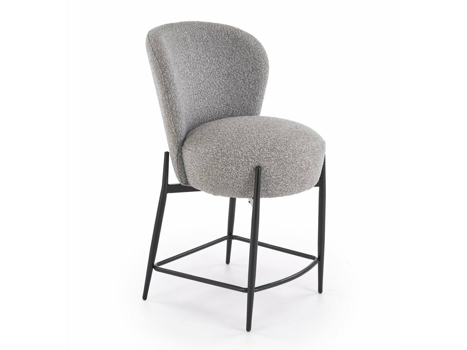 Chaise de bar mi-hauteur Houston 1919 (Gris)