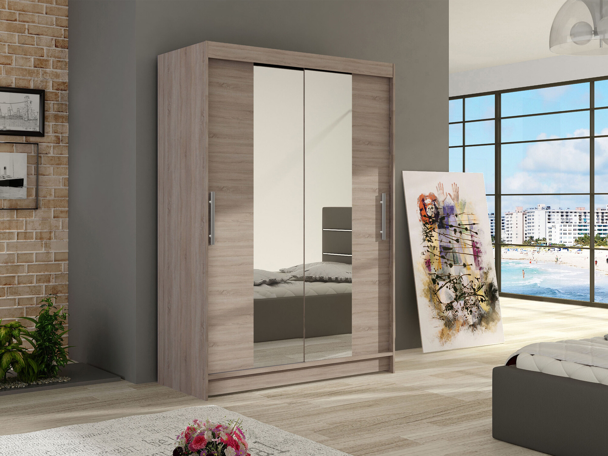 Armoire Closico Pacron II (Truffe chêne)