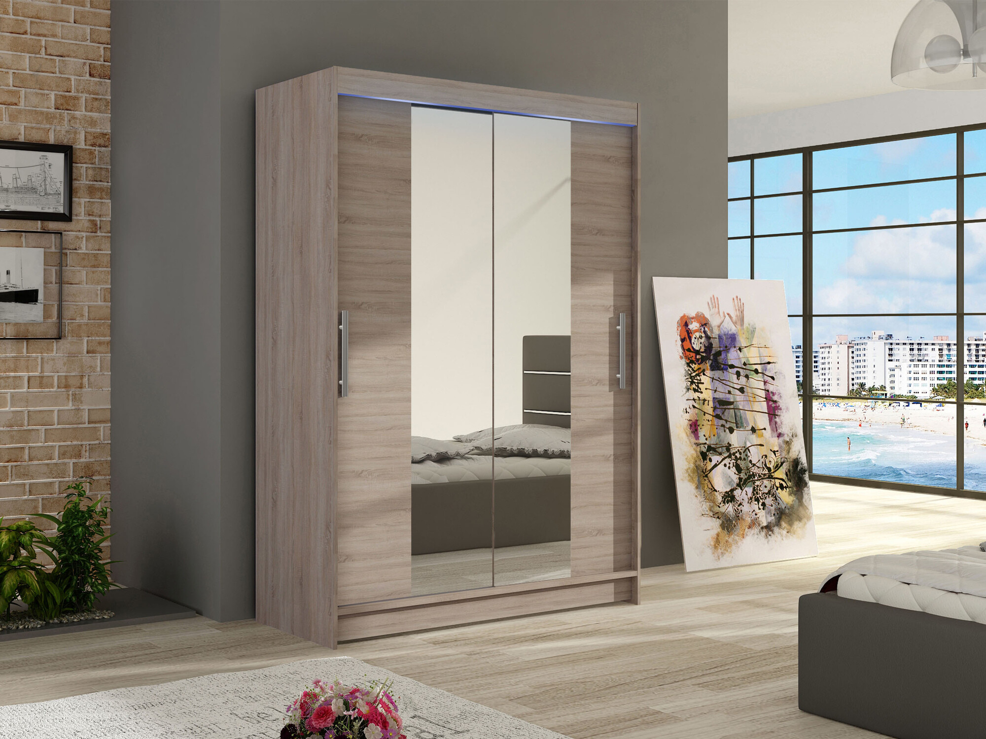 Armoire Closico Pacron II (Truffe chêne)