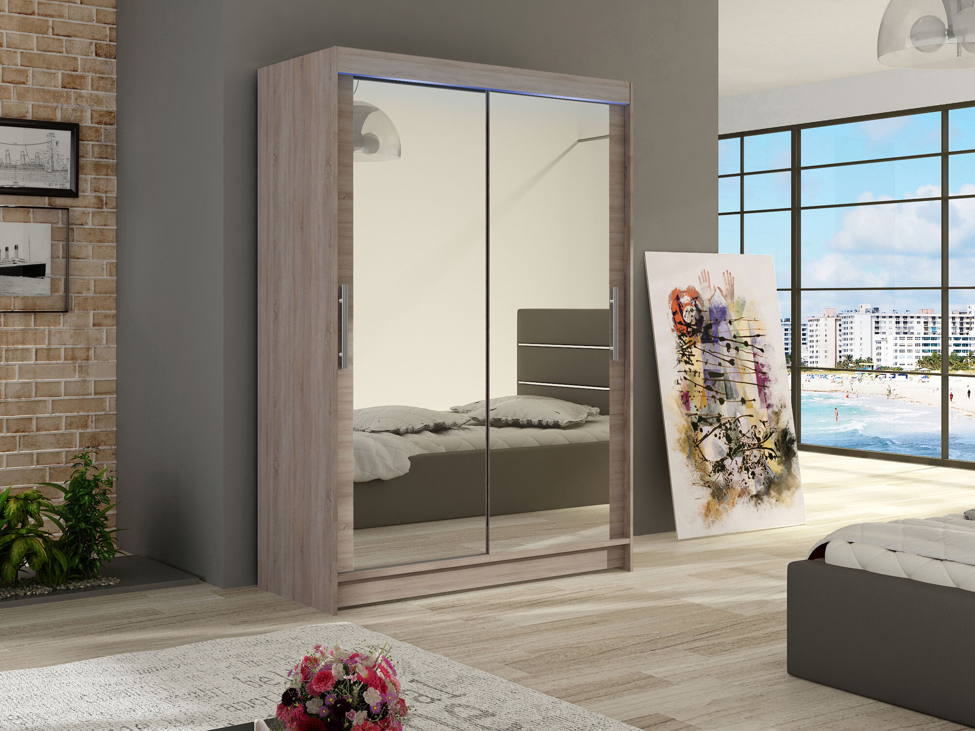 Armoire Closico Pacron VII (Truffe chêne)