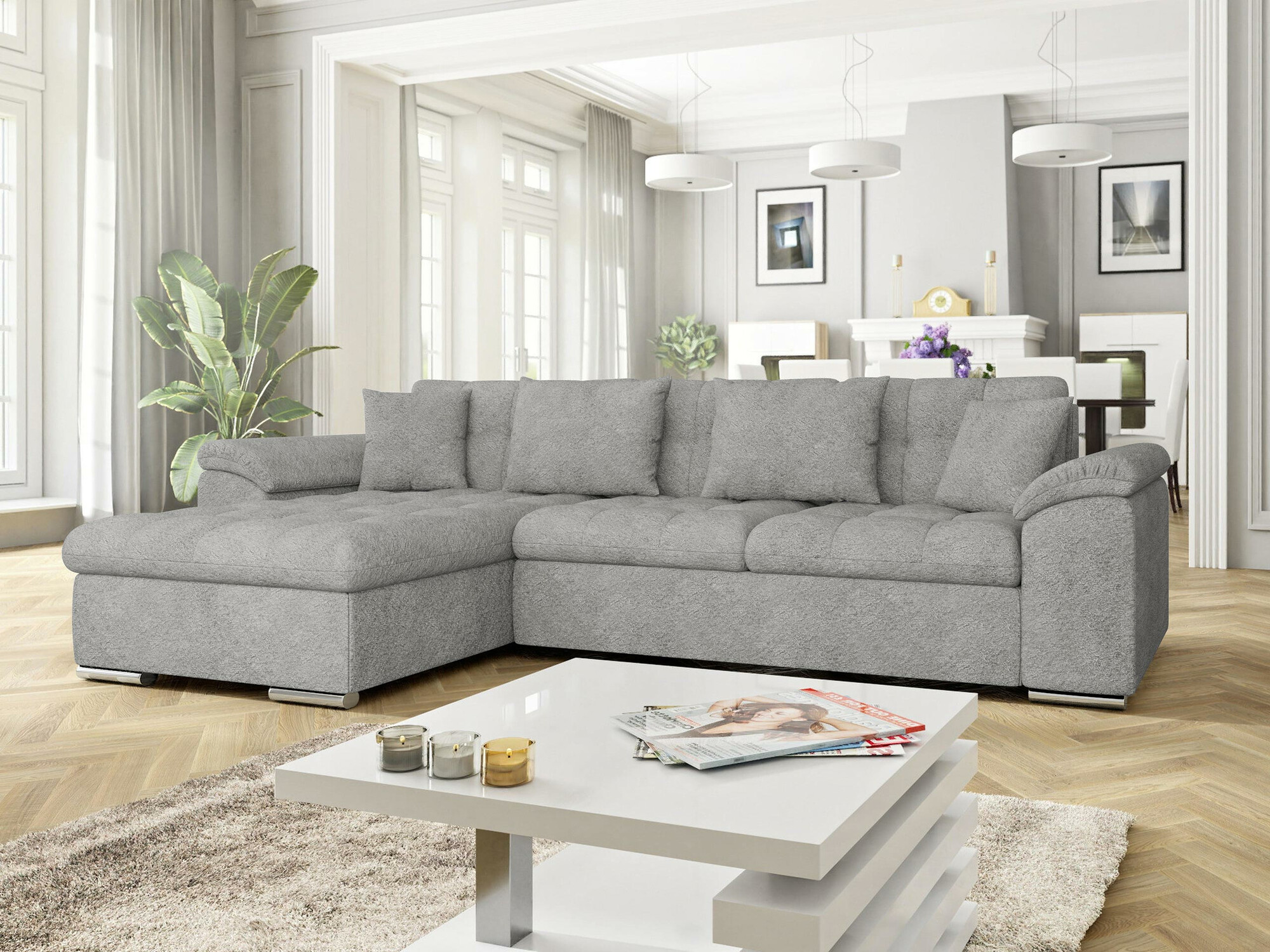 Canapé d'angle Comfivo 107 (Coral 75)