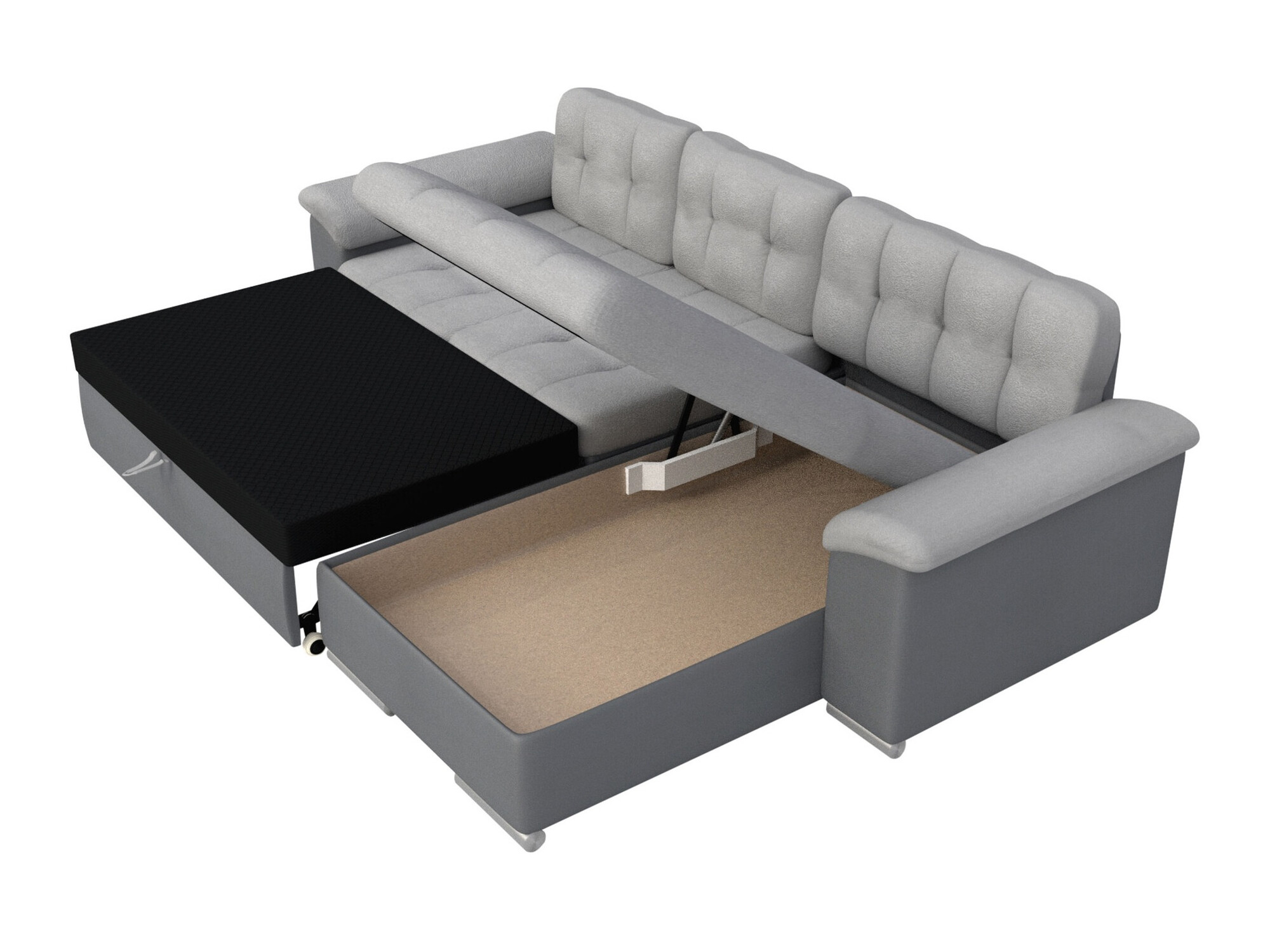 Canapé d'angle Comfivo 107 (Coral 75)