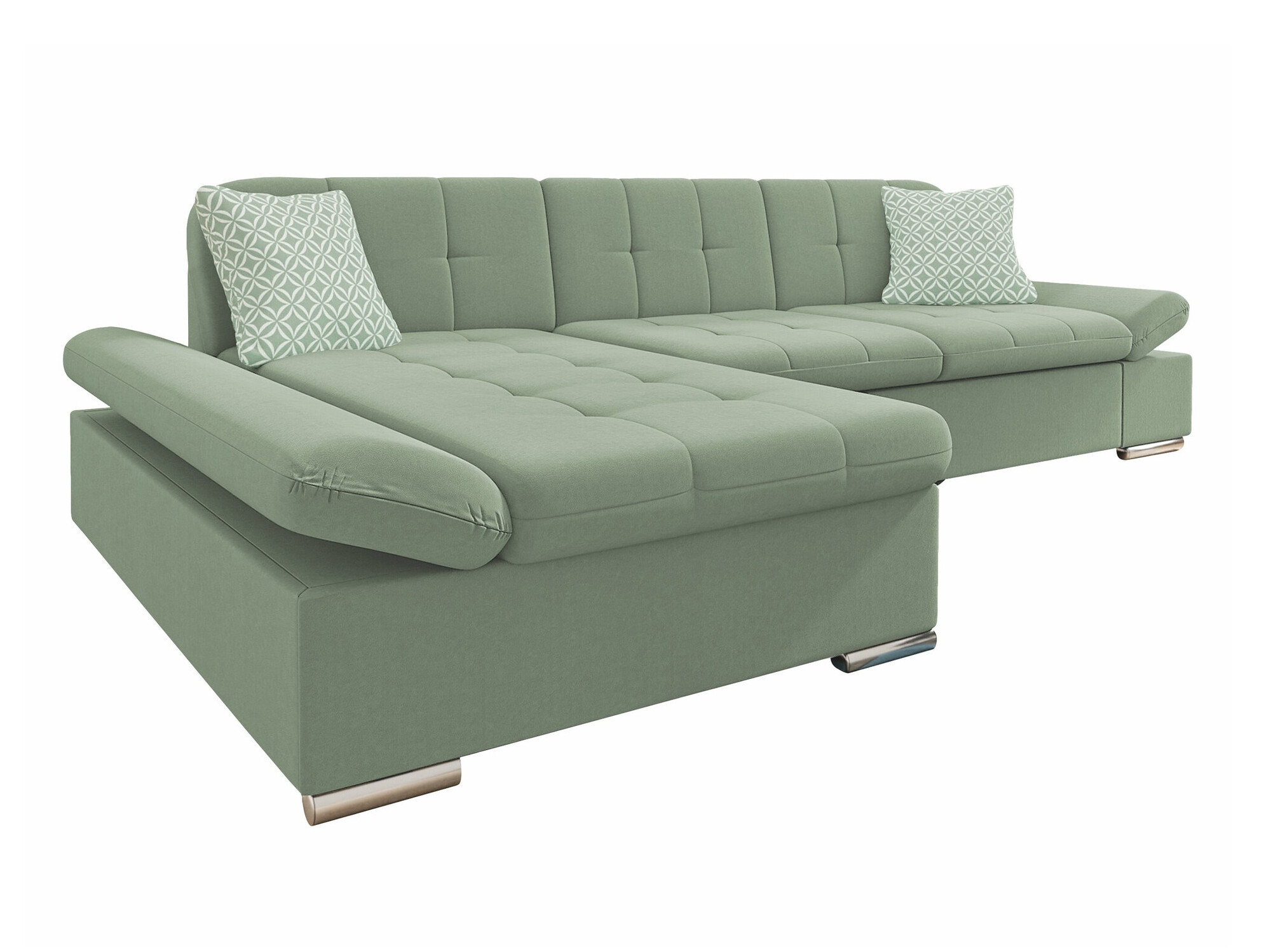 Canapé d'angle Comfivo Sanitas I (Uttario Velvet 2954 + Evo 29)