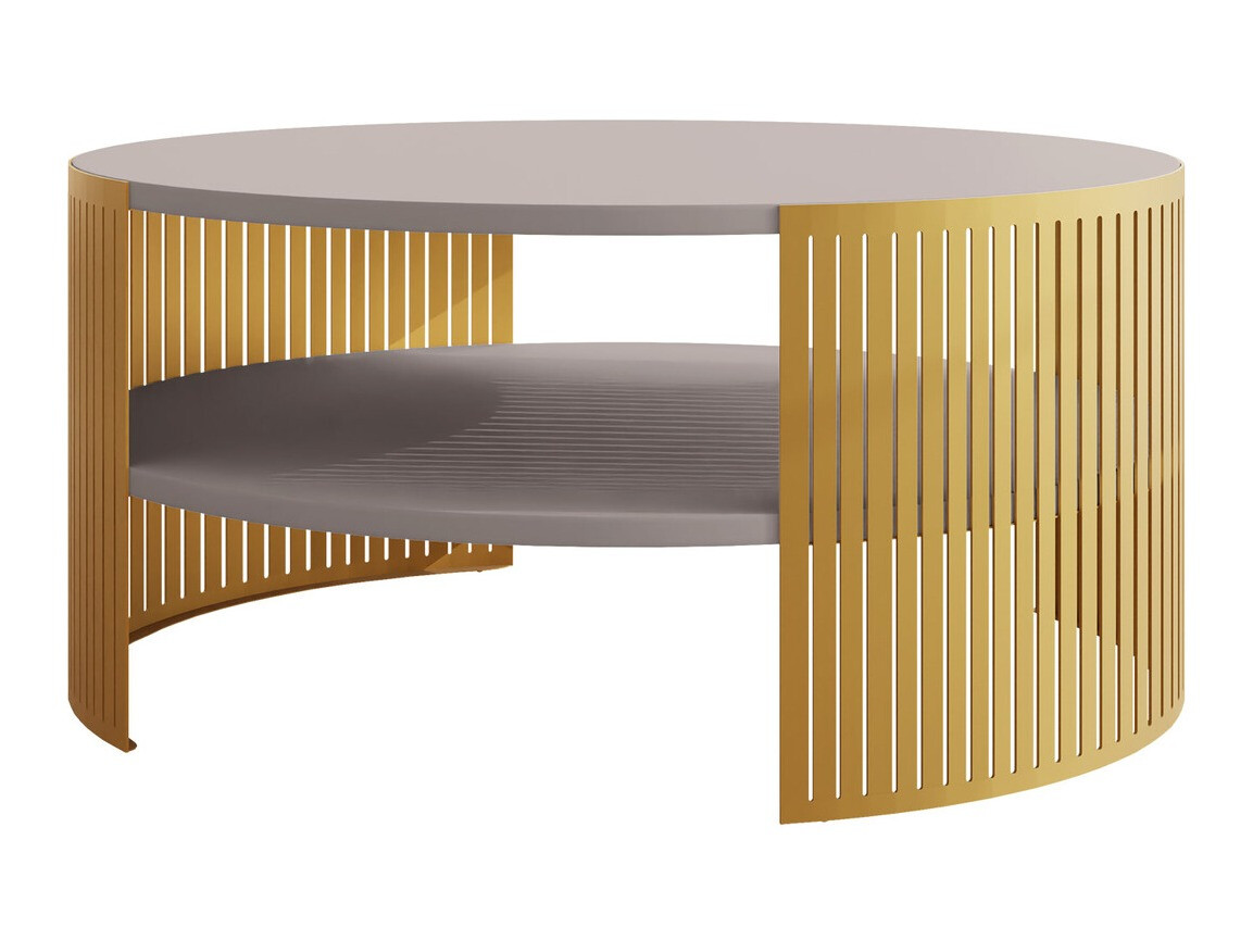 Table basse Evanola 101 (Doré + Cachemire)