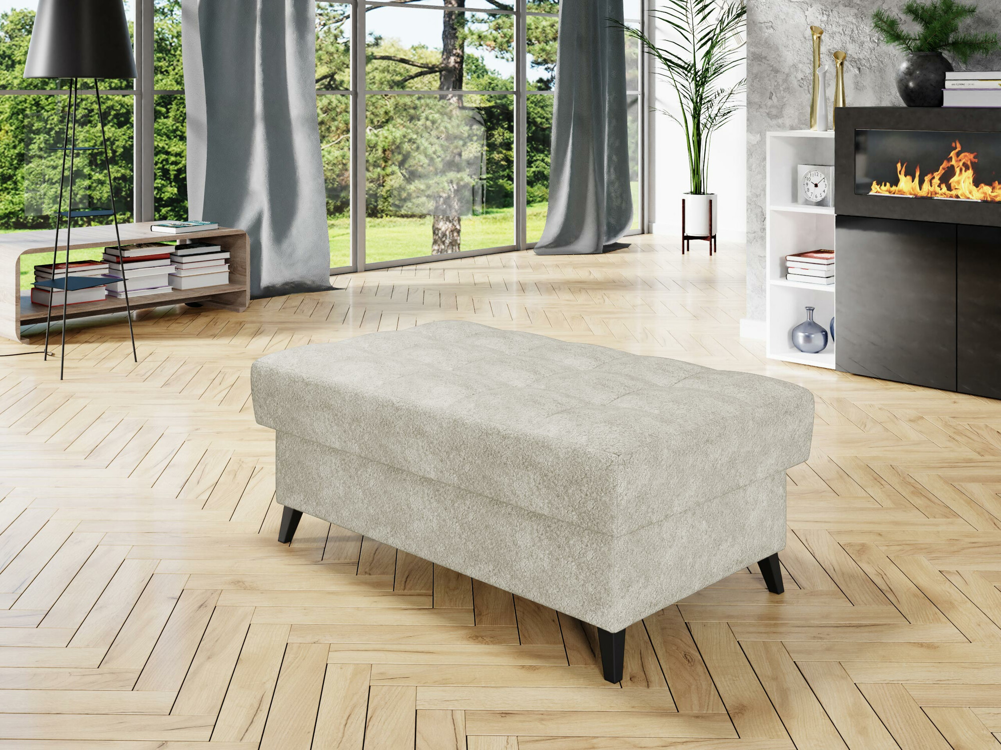 Banc rembourré Comfivo Agnus (Coral 65)