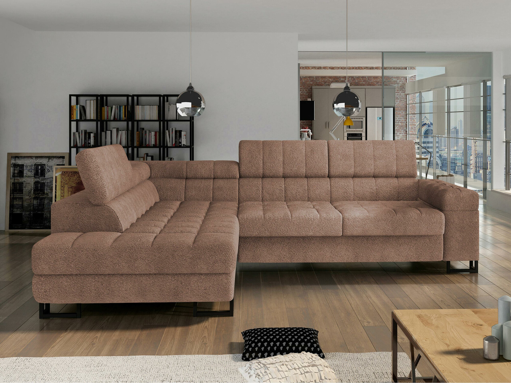 Canapé d'angle Comfivo Anima (Coral 45)
