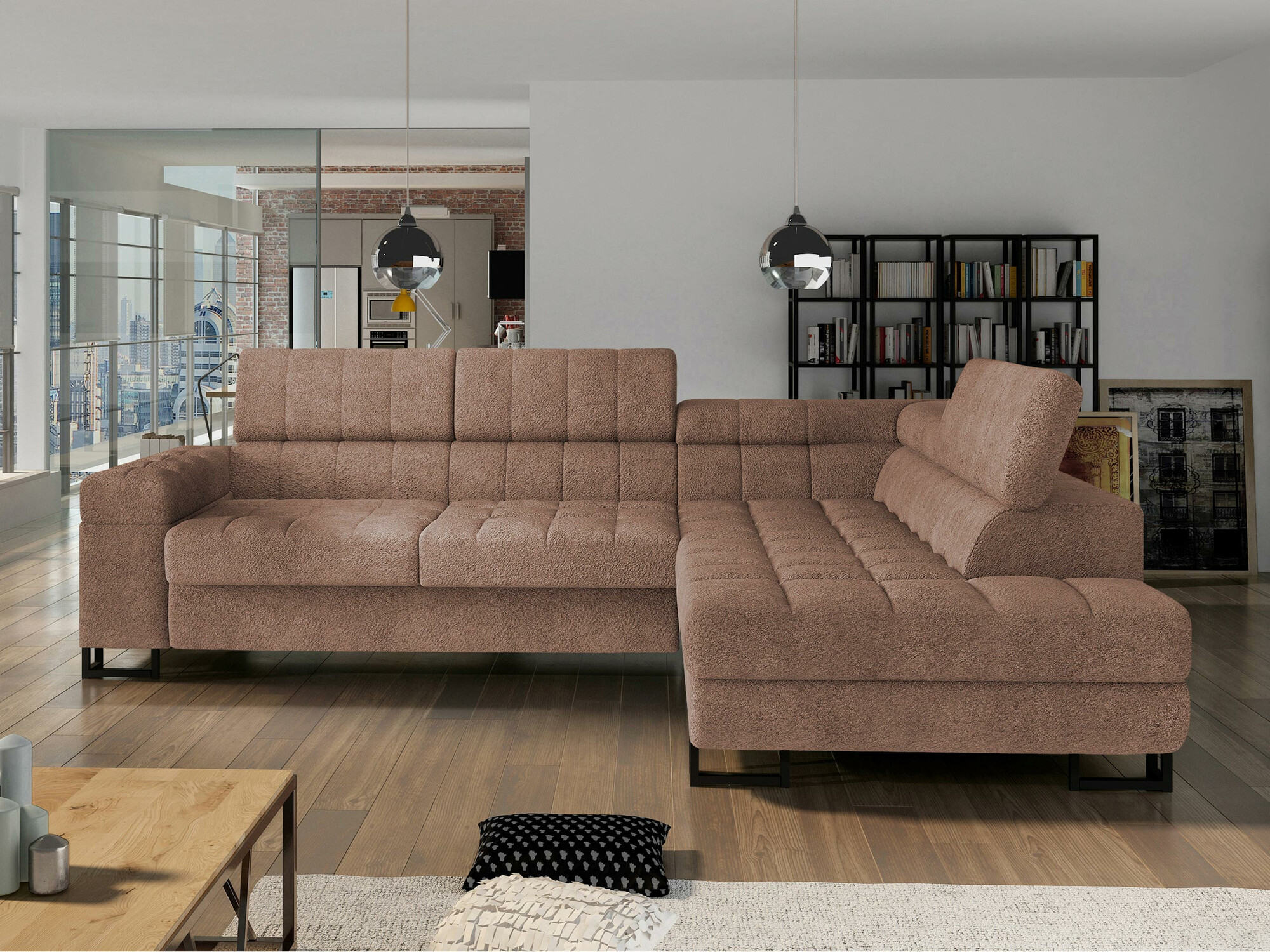 Canapé d'angle Comfivo Anima (Coral 45)