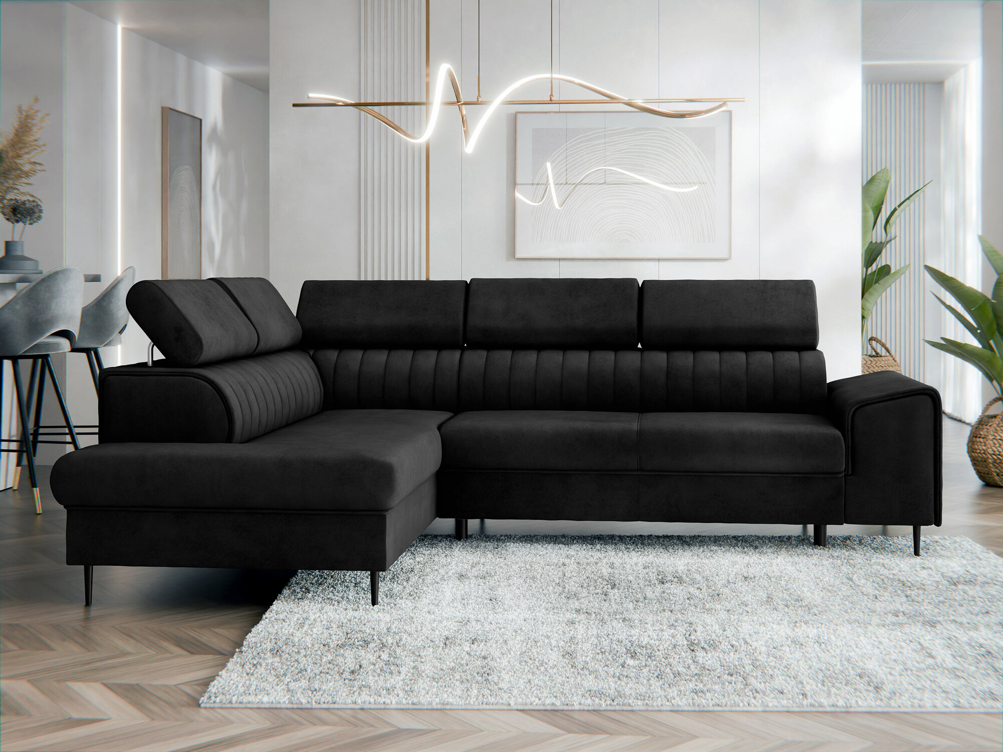 Canapé d'angle Comfivo Universum (Magic Velvet 2219)