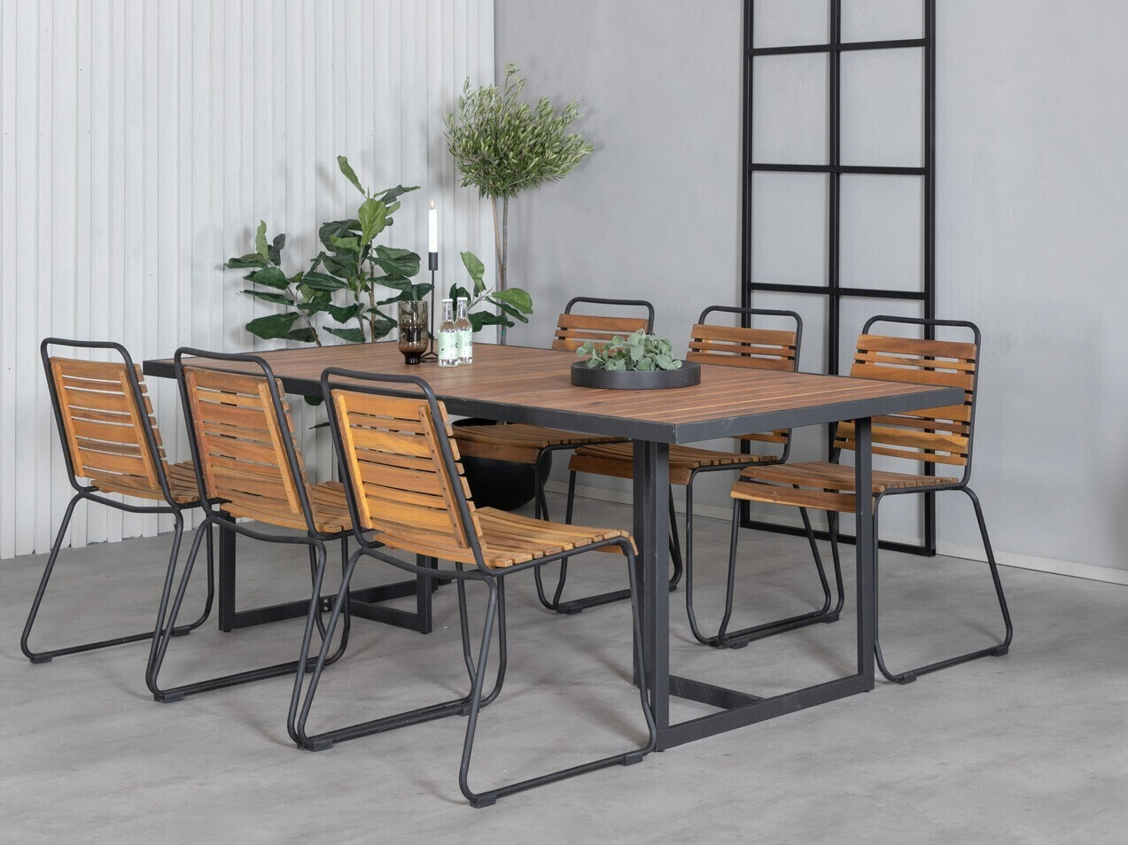 Ensemble table et chaises Dallas 2901