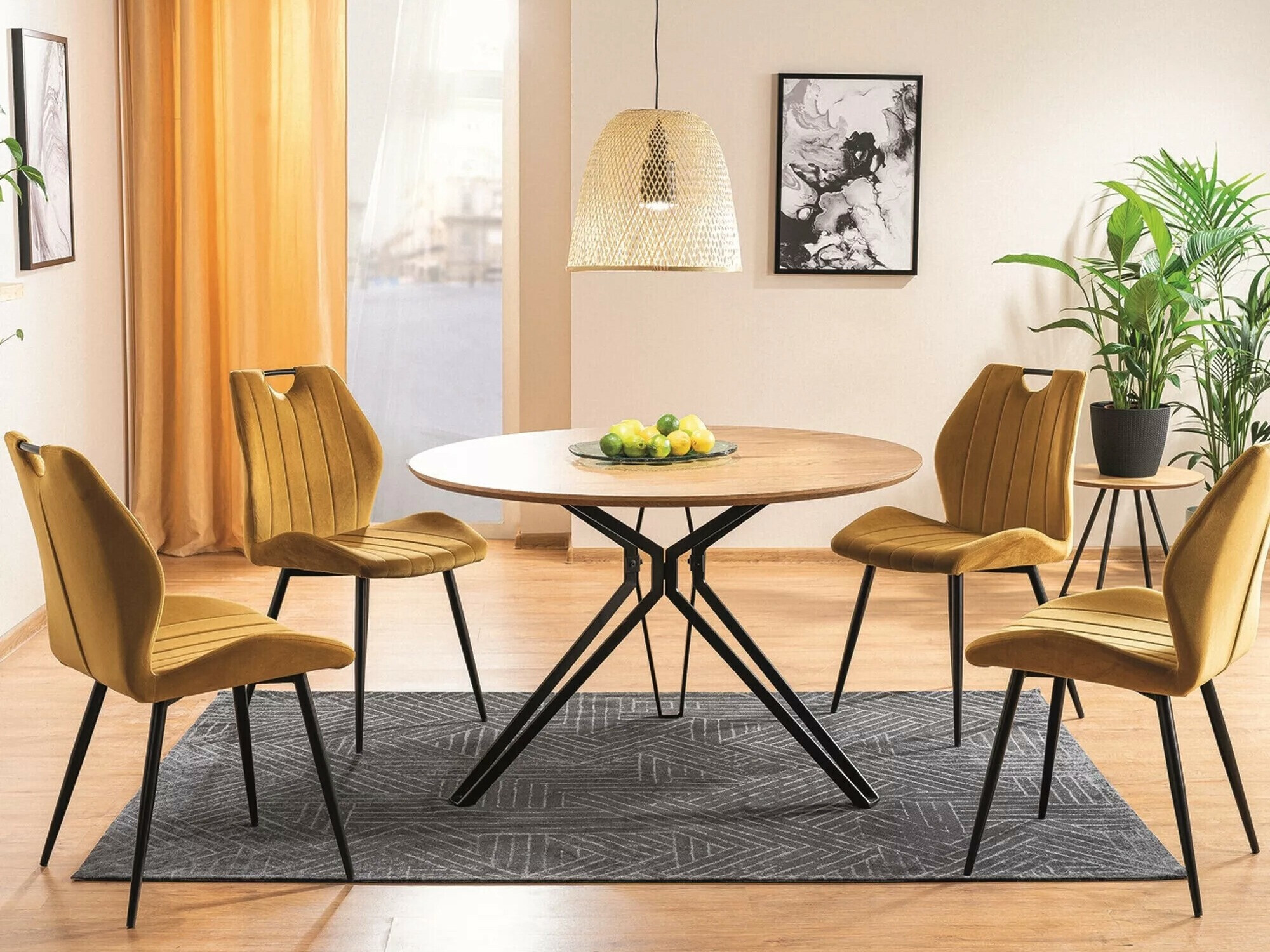 Chaise Detroit 716 (Jaune)