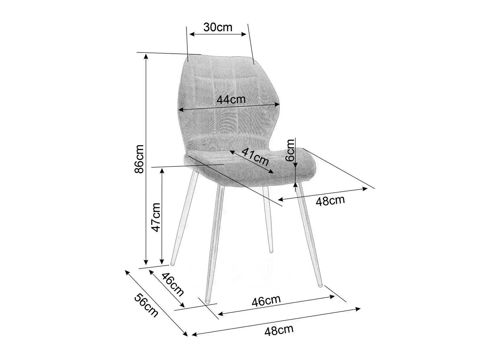 Chaise Detroit 718 (Beige)