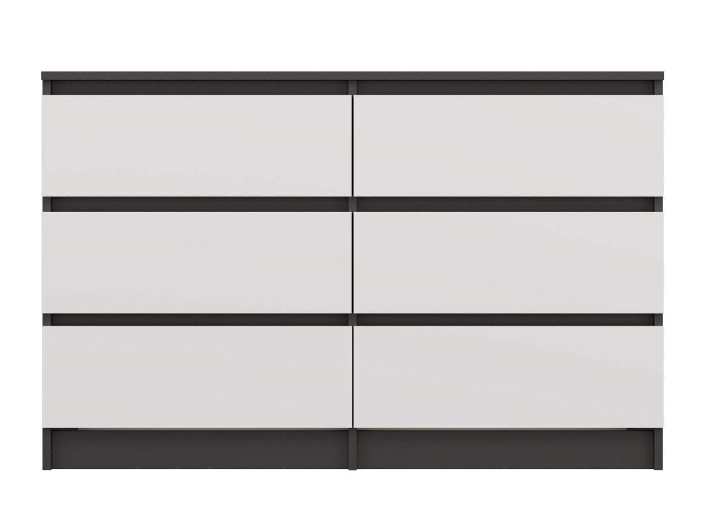 Commode Elbvelu 103 (Anthracite + Blanc)