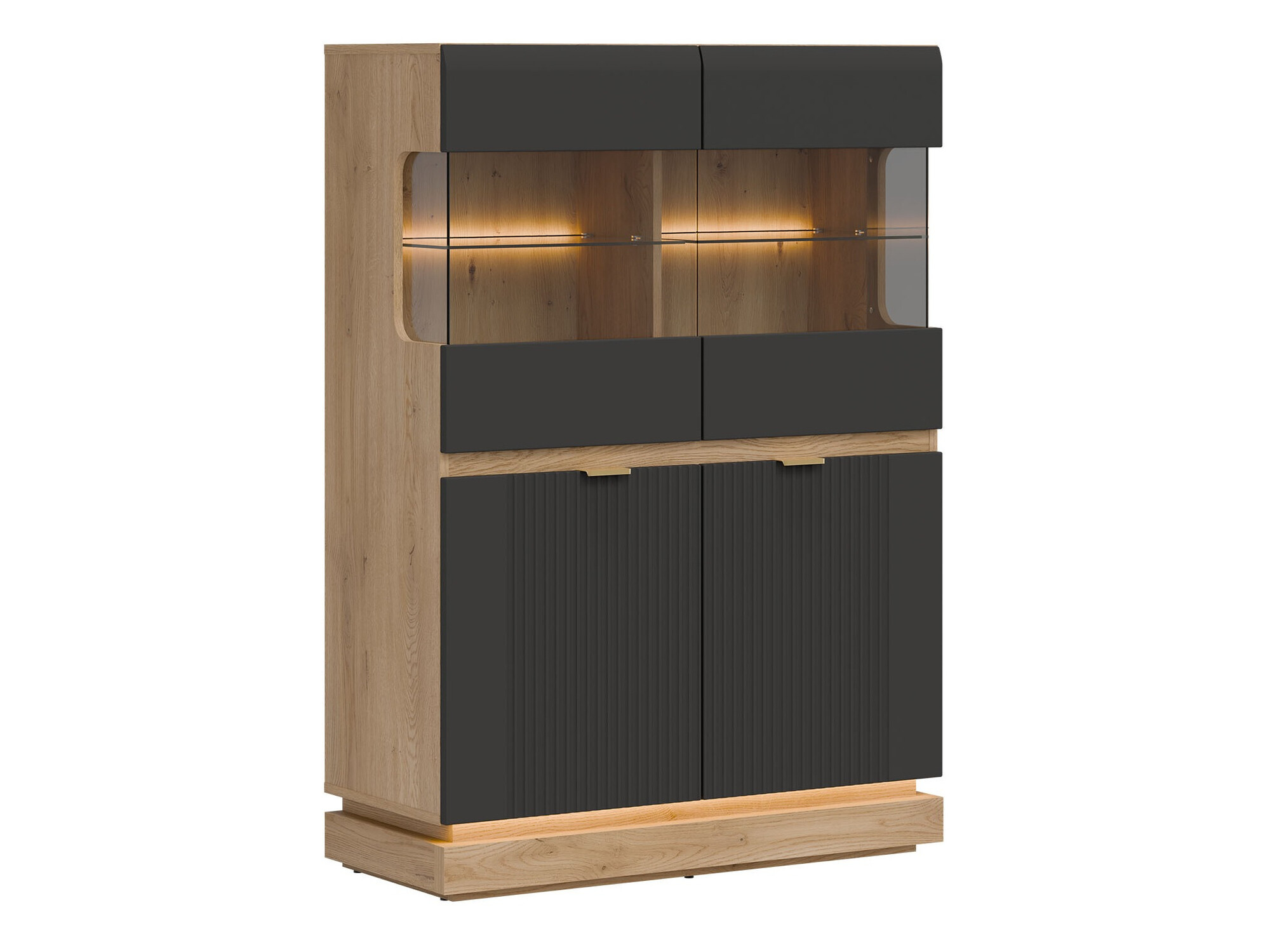 Buffet Teselbu 105 (Anthracite + Chêne)