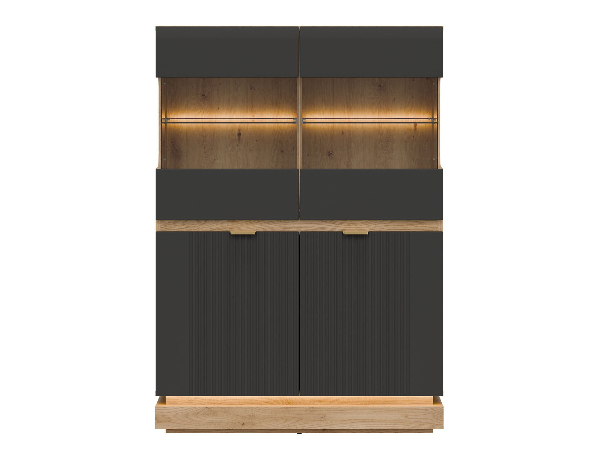 Buffet Teselbu 105 (Anthracite + Chêne)