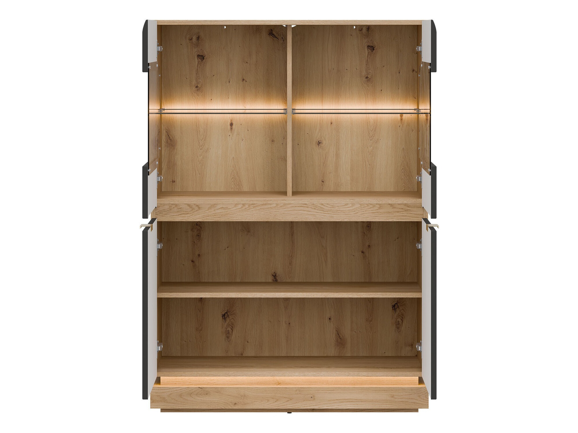 Buffet Teselbu 105 (Anthracite + Chêne)