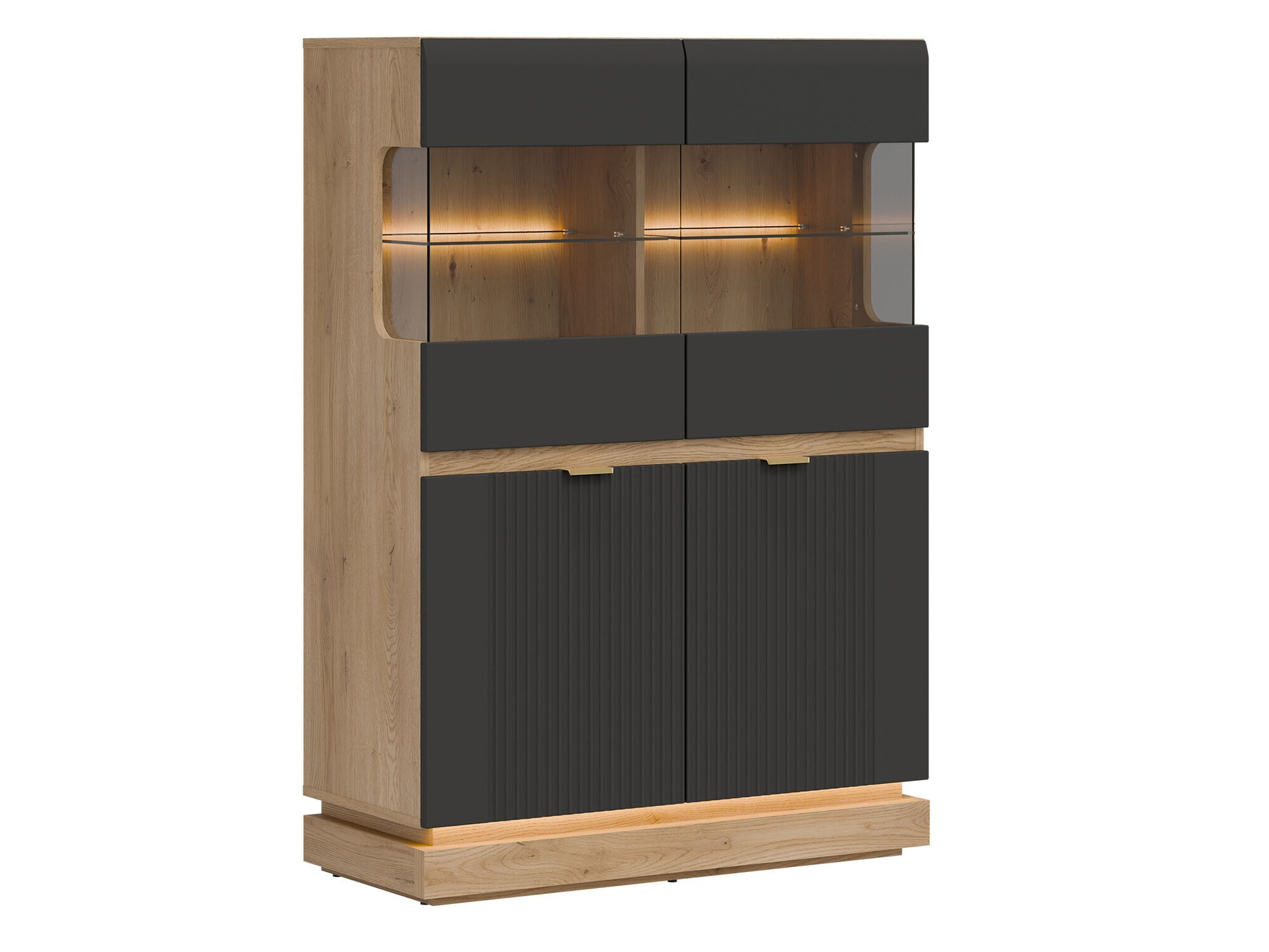 Buffet Teselbu 105 (Anthracite + Chêne)