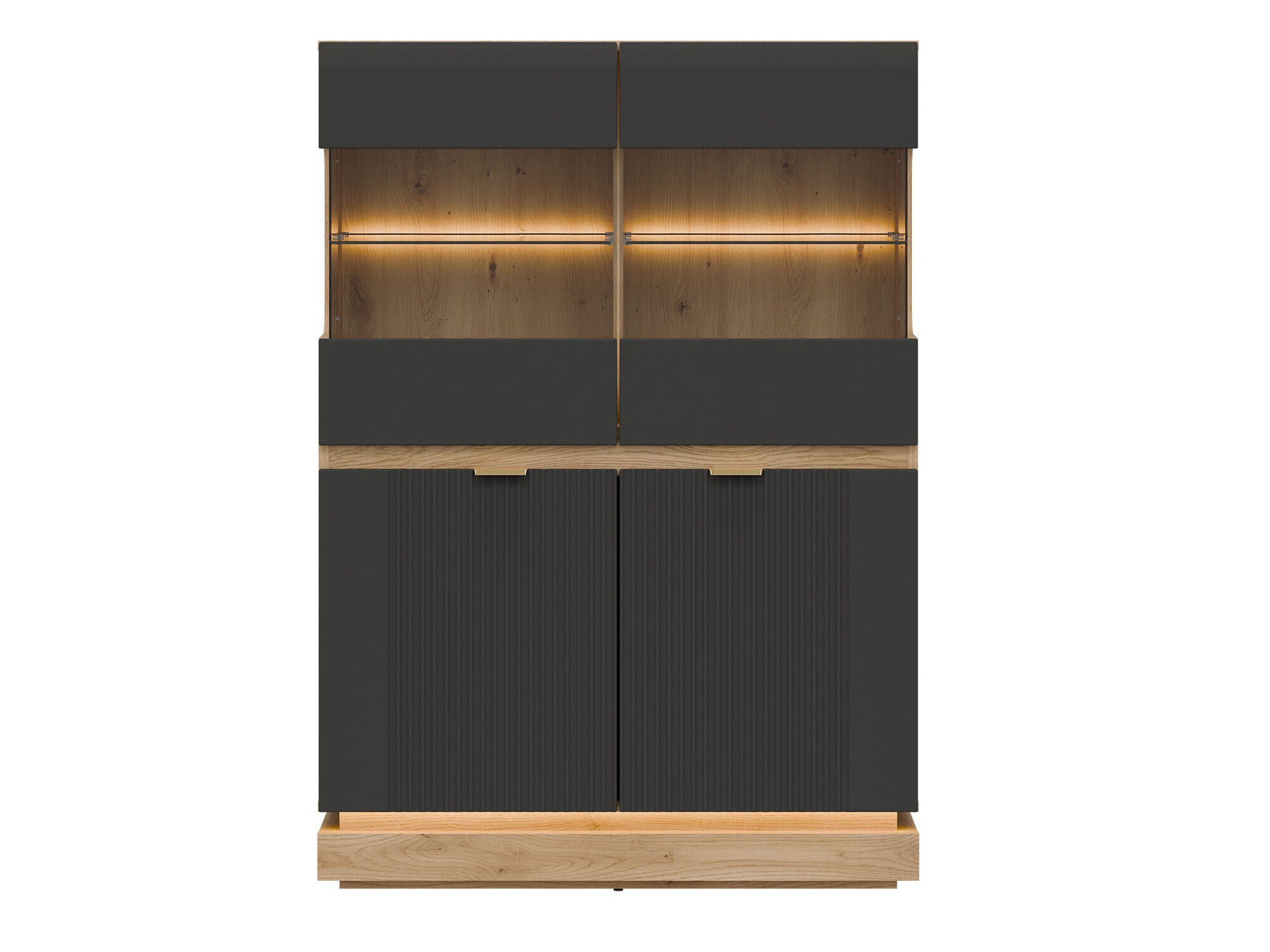 Buffet Teselbu 105 (Anthracite + Chêne)