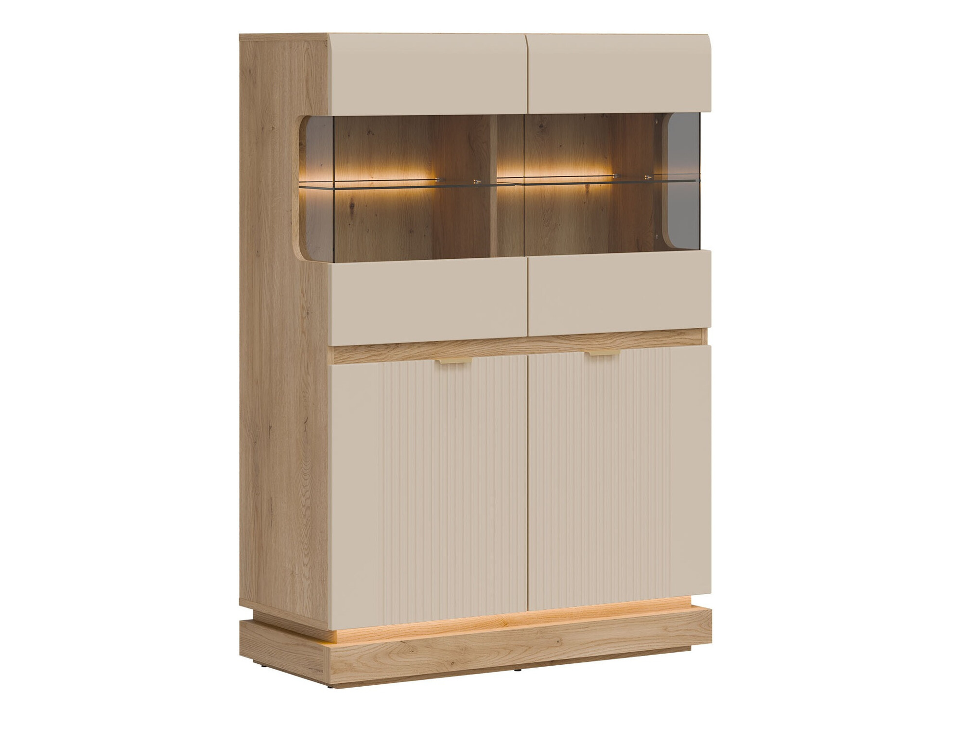 Buffet Teselbu 105 (Cachemire + Chêne)