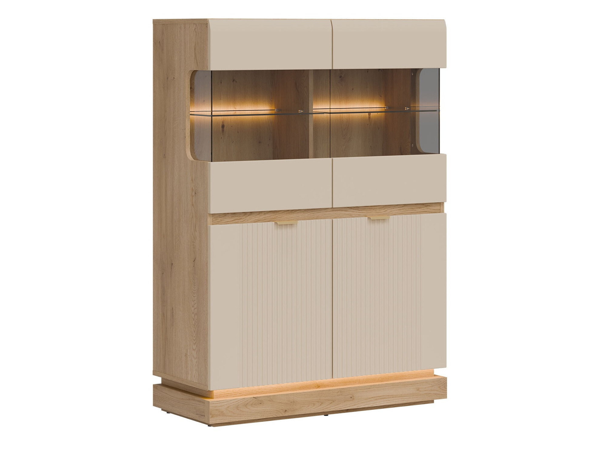 Buffet Teselbu 105 (Cachemire + Chêne)