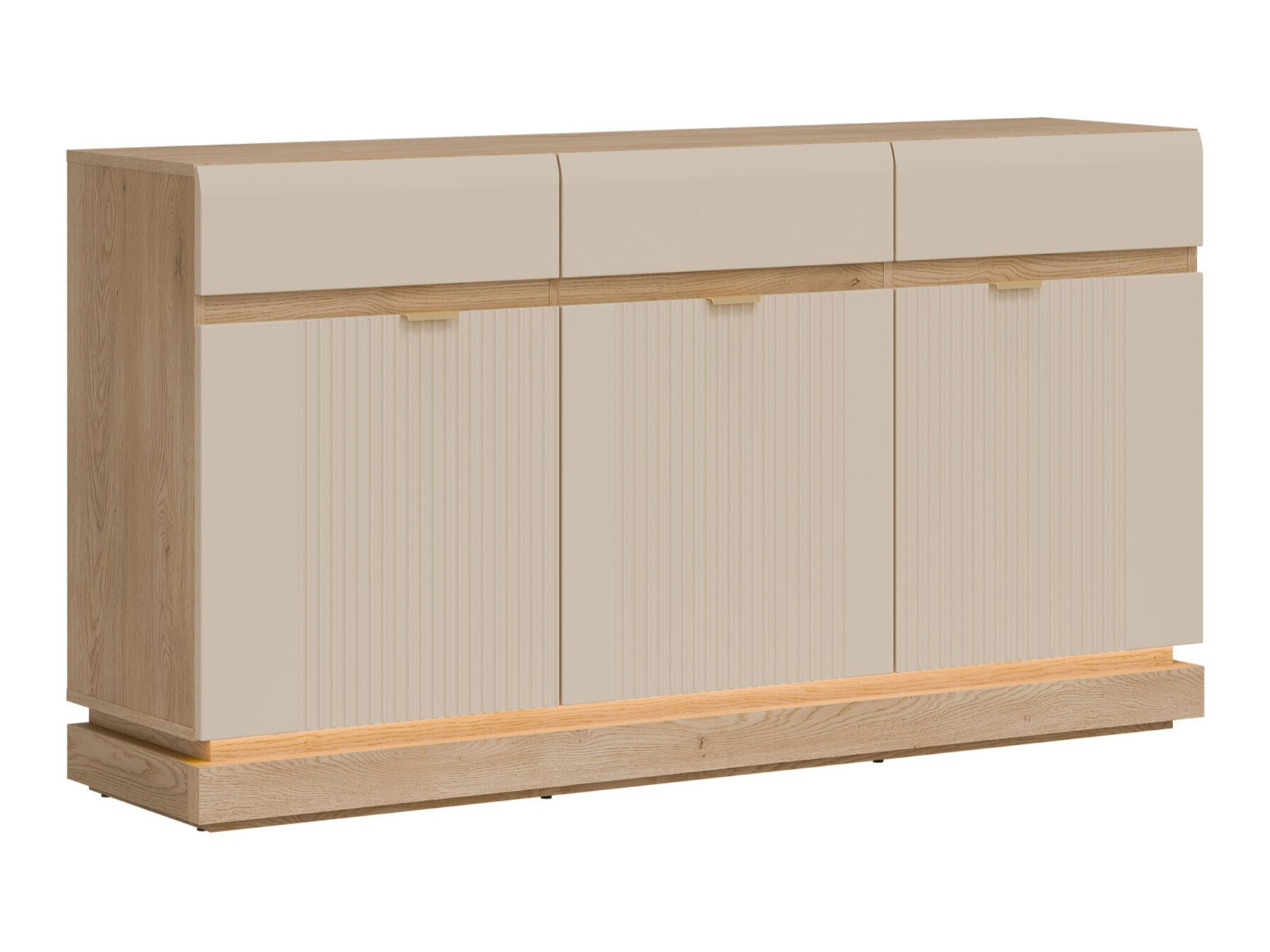 Commode Teselbu 104 (Cachemire + Chêne)