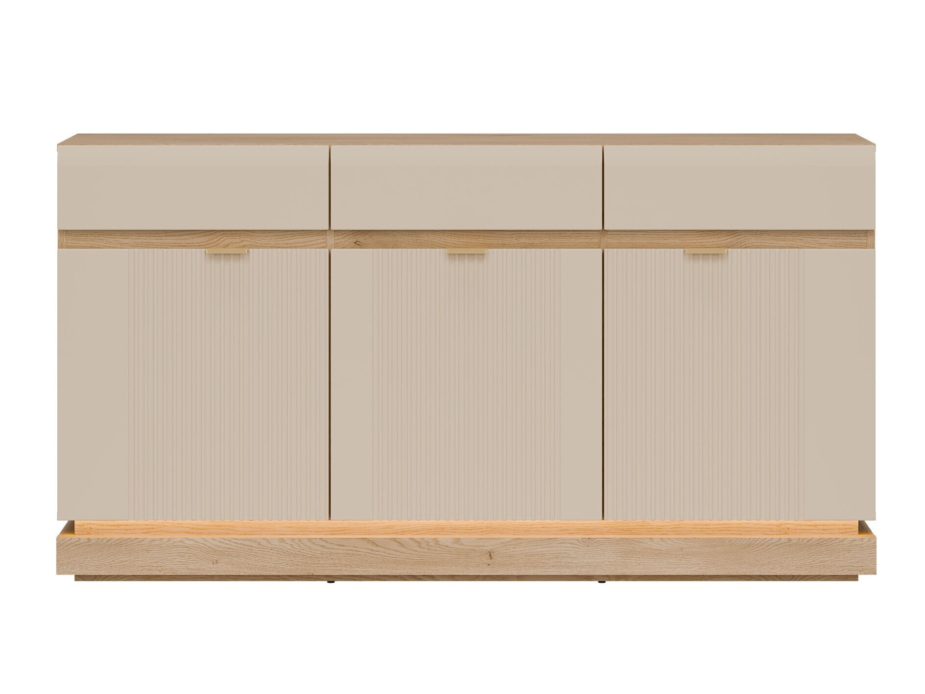 Commode Teselbu 104 (Cachemire + Chêne)