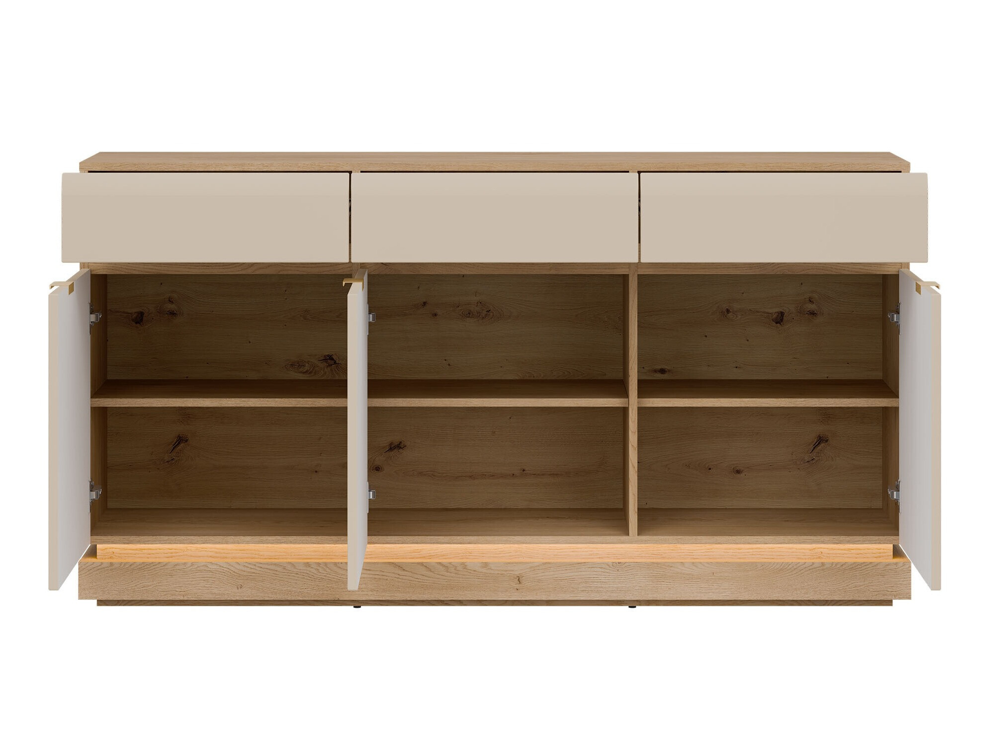 Commode Teselbu 104 (Cachemire + Chêne)