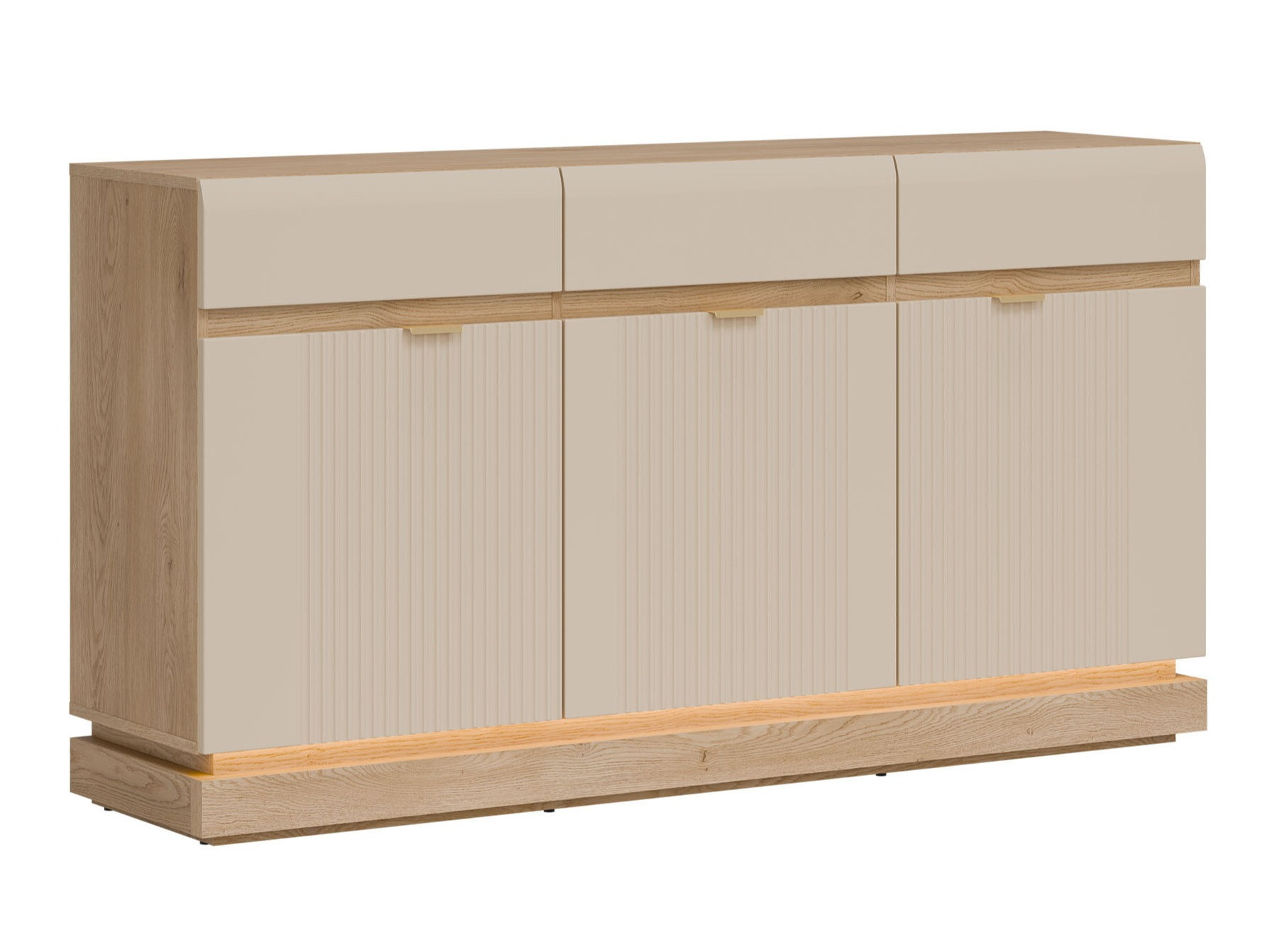 Commode Teselbu 104 (Cachemire + Chêne)