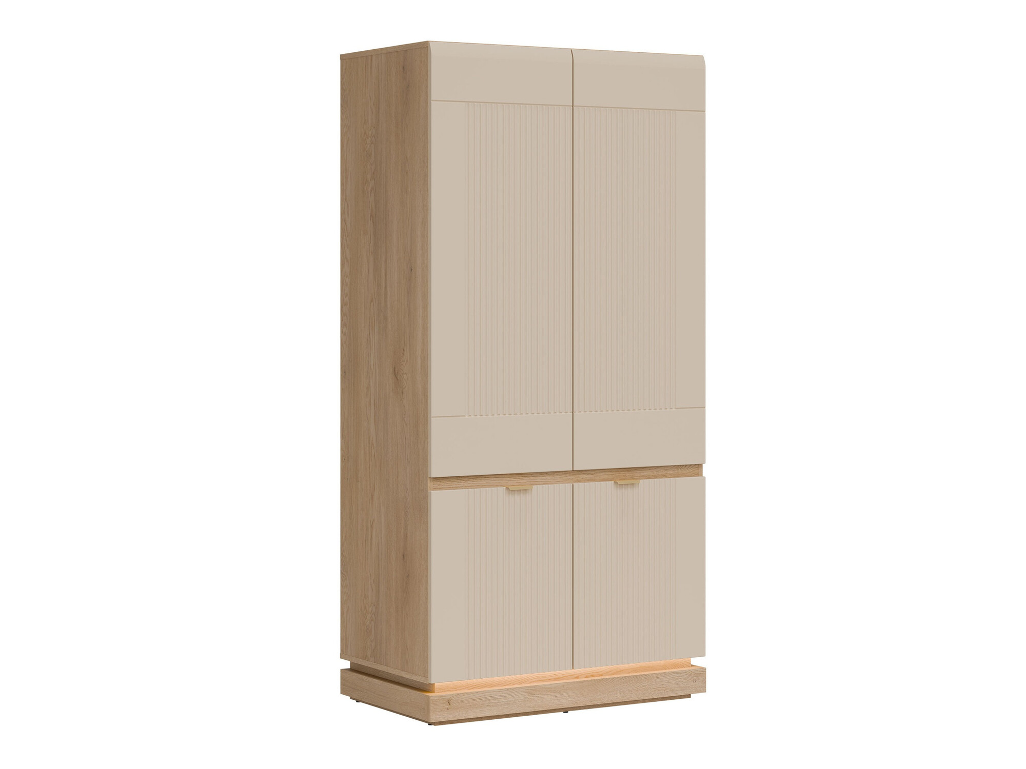 Armoire Teselbu 113 (Cachemire + Chêne)
