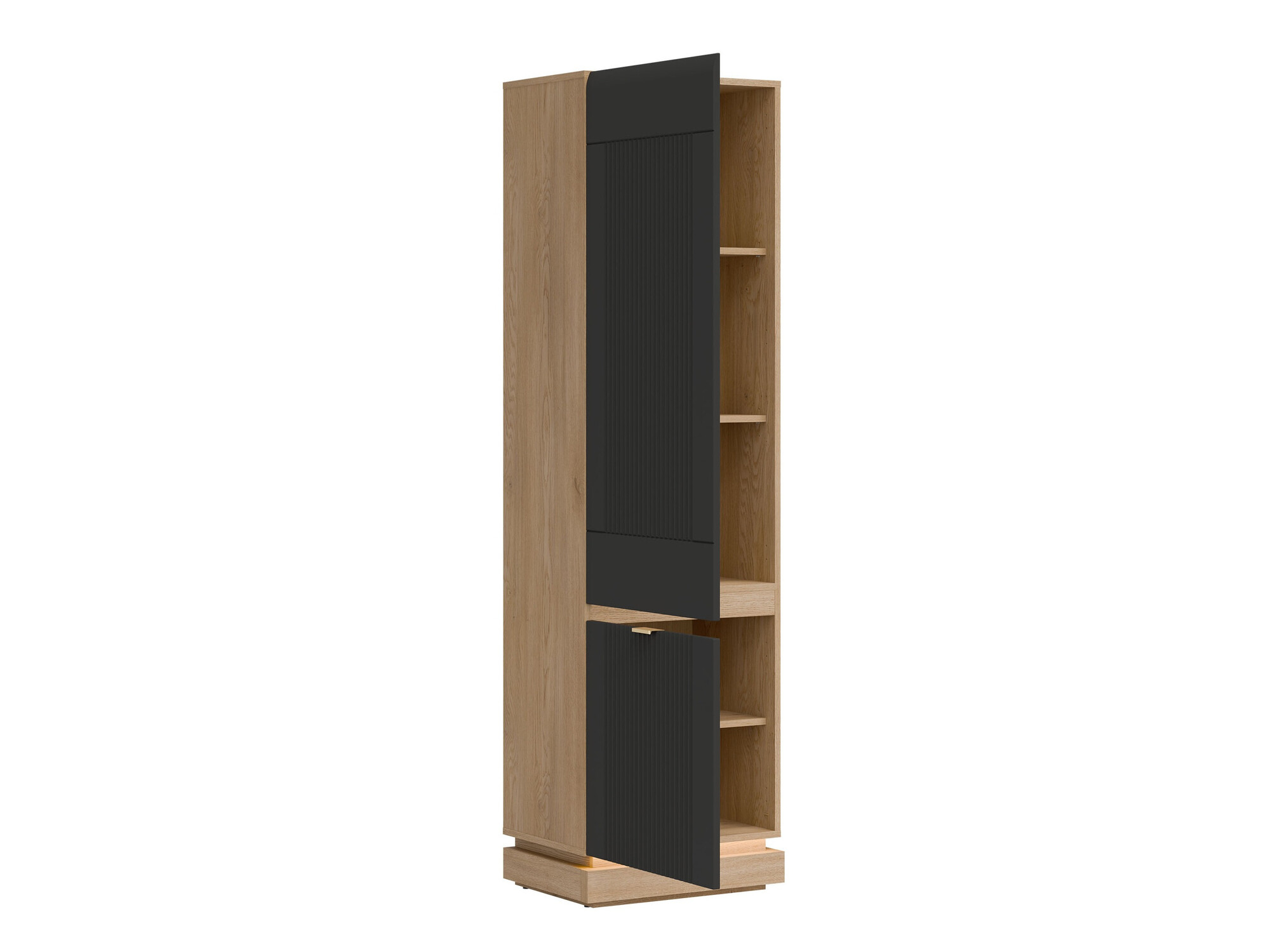 Ensemble de chambre Teselbu 117 (Anthracite + Chêne)