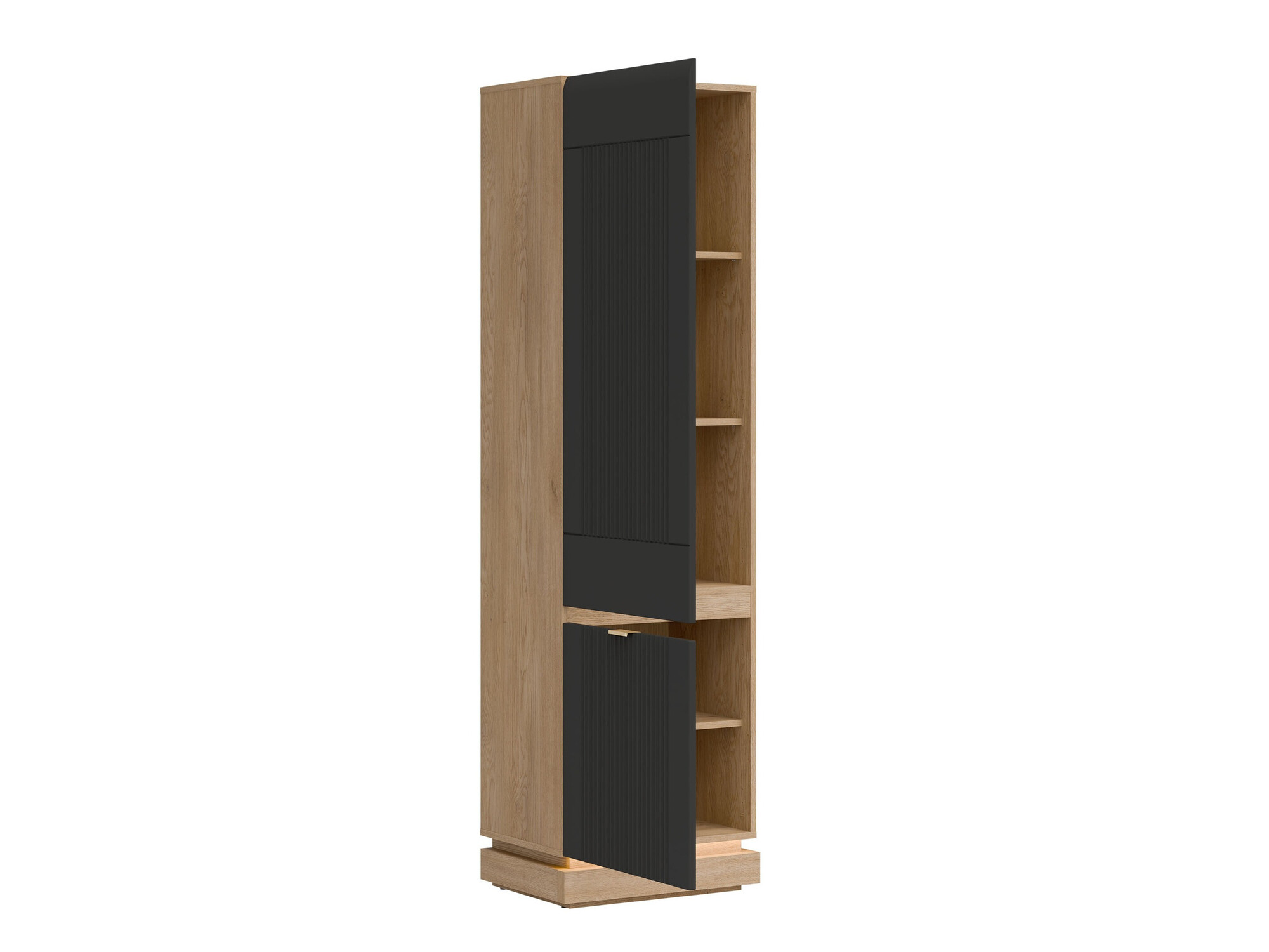 Ensemble de chambre Teselbu 117 (Anthracite + Chêne)