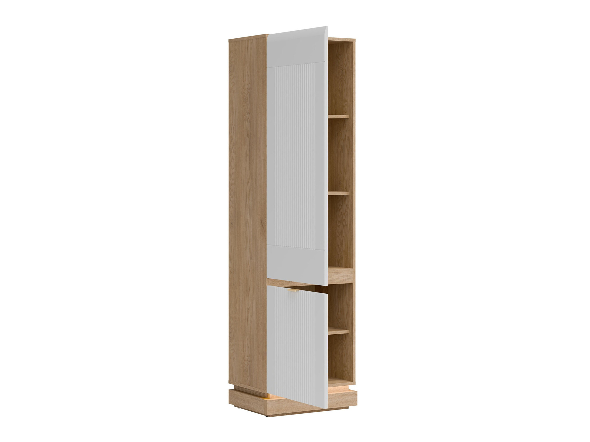 Ensemble de chambre Teselbu 117 (Blanc + Chêne)