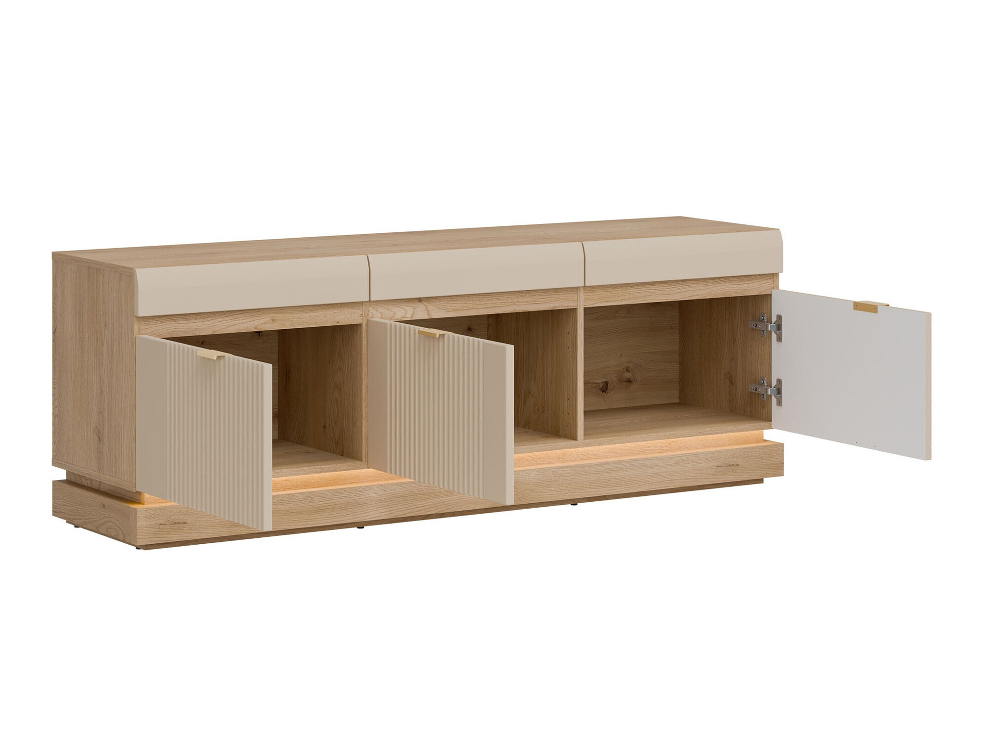 Ensemble de salon Teselbu 116 (Cachemire + Chêne)