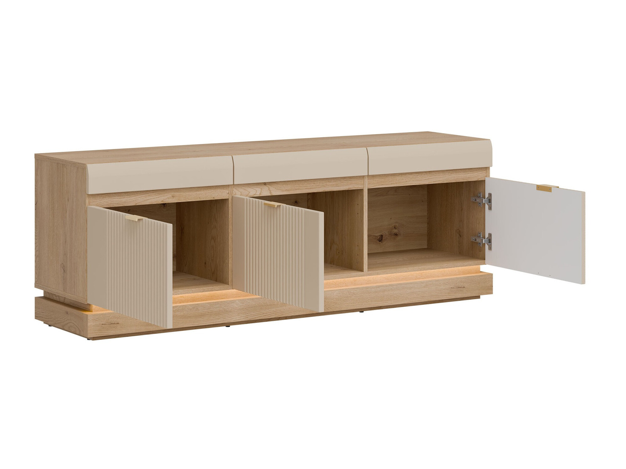 Ensemble de salon Teselbu 116 (Cachemire + Chêne)