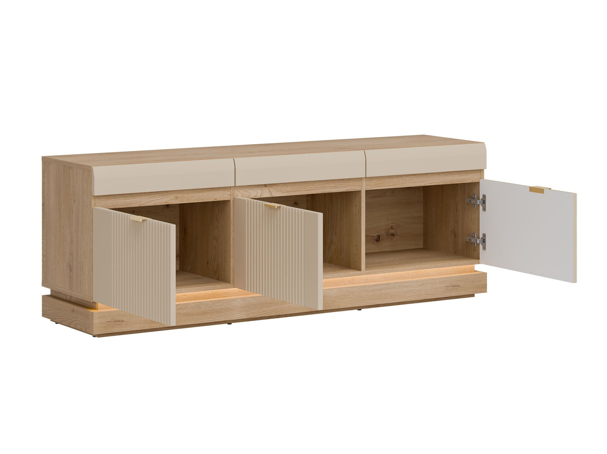 Ensemble de salon Teselbu 116 (Cachemire + Chêne)