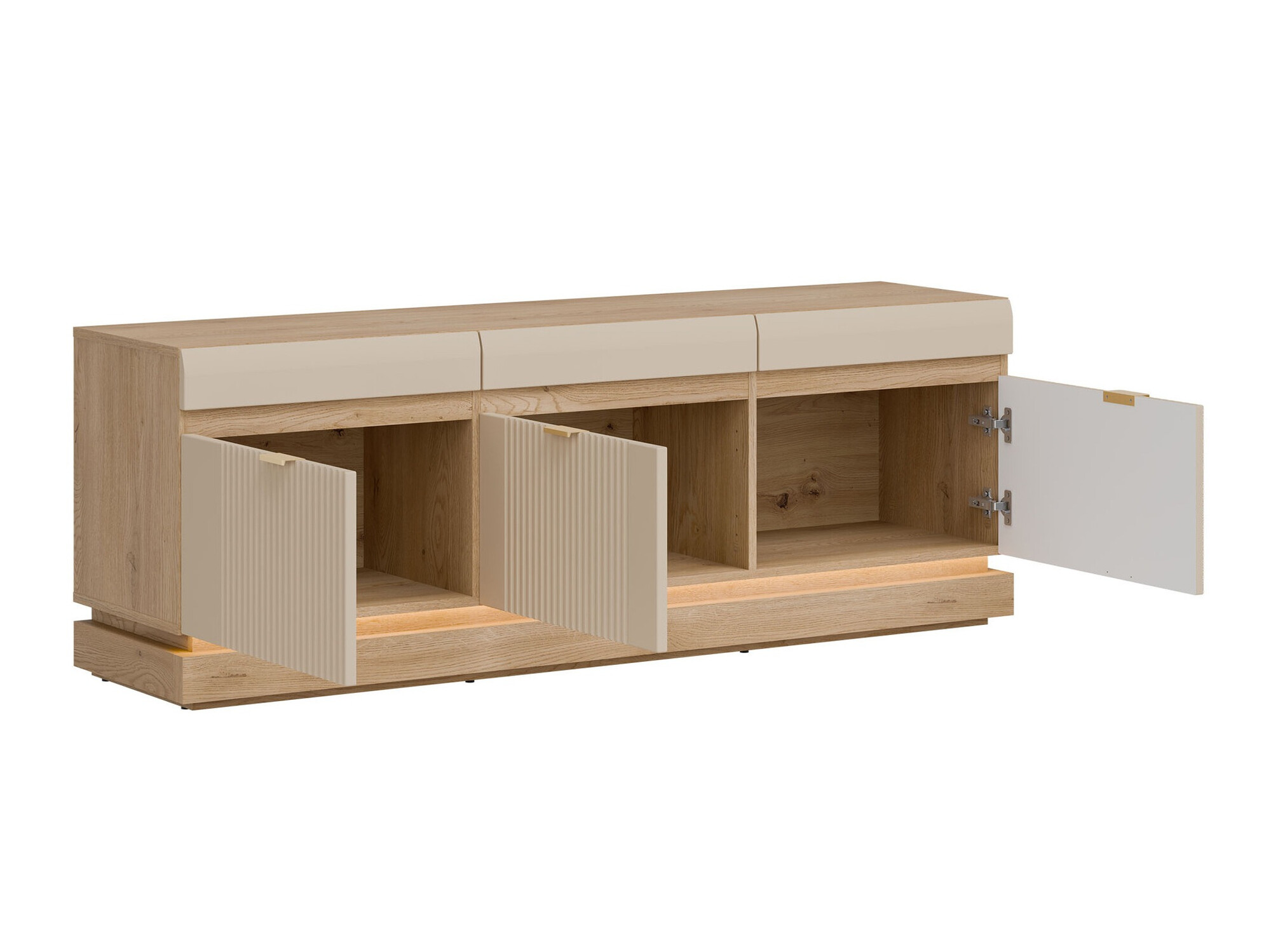 Ensemble de salon Teselbu 116 (Cachemire + Chêne)