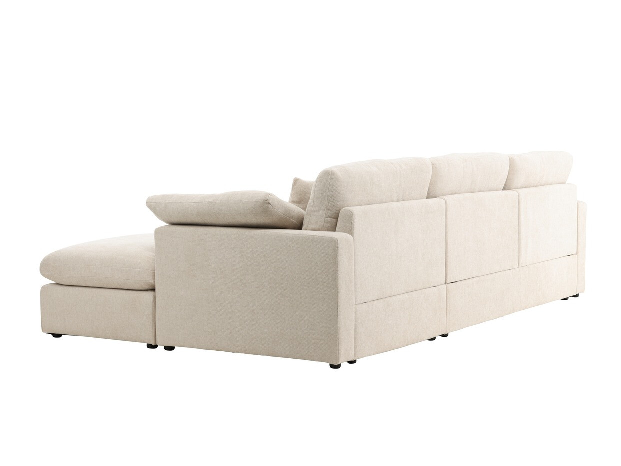 Canapé d'angle Dallas 4813 (Beige)