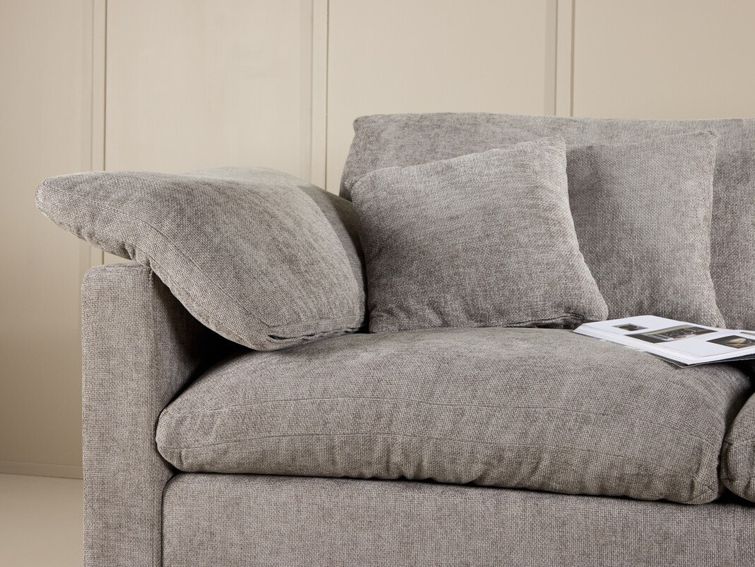Canapé d'angle Dallas 4813 (Gris foncé)