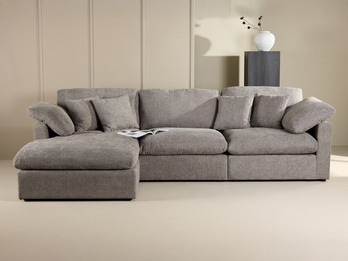 Canapé d'angle Dallas 4813 (Gris foncé)