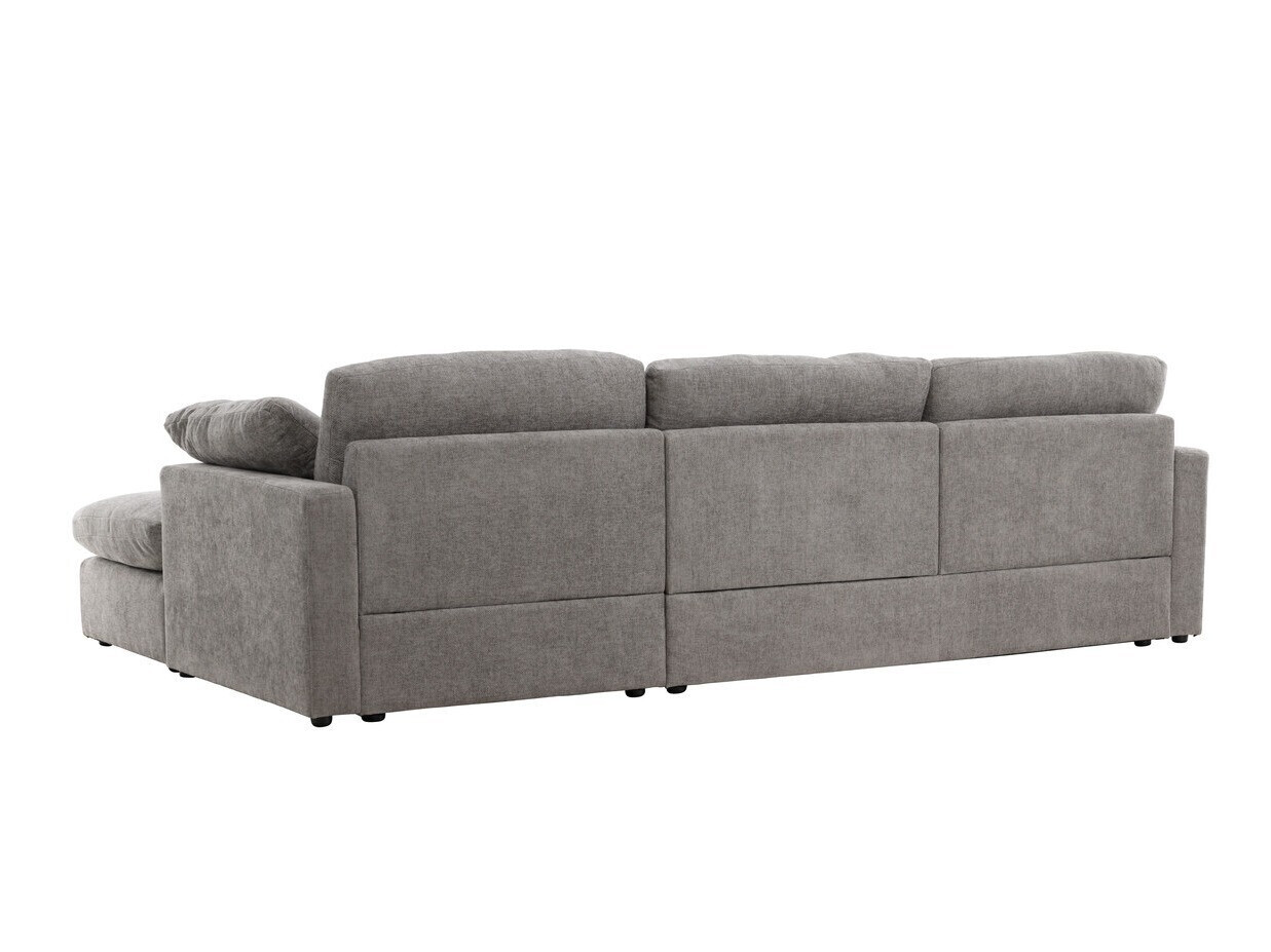 Canapé d'angle Dallas 4813 (Gris foncé)