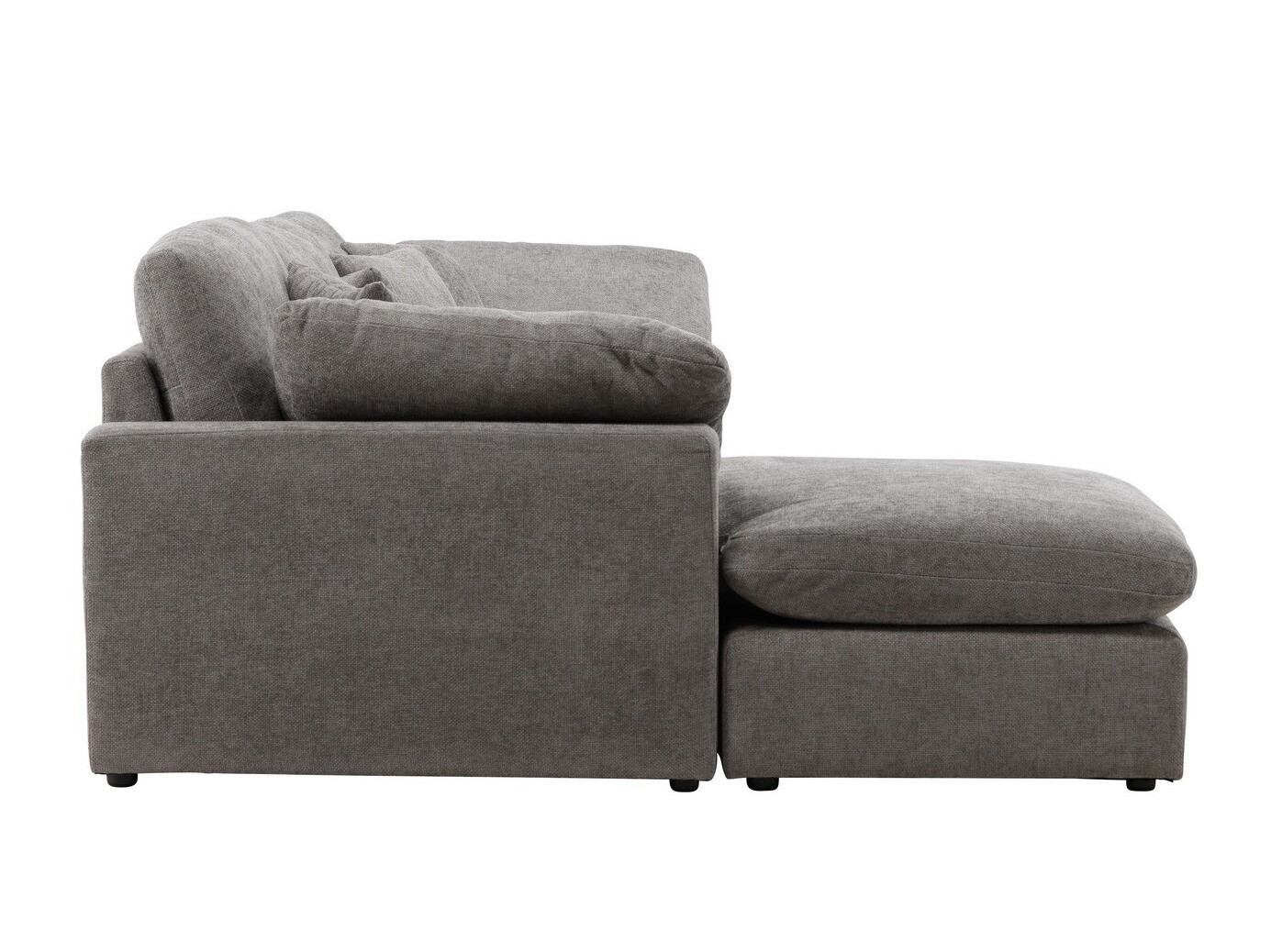 Canapé d'angle Dallas 4813 (Gris foncé)