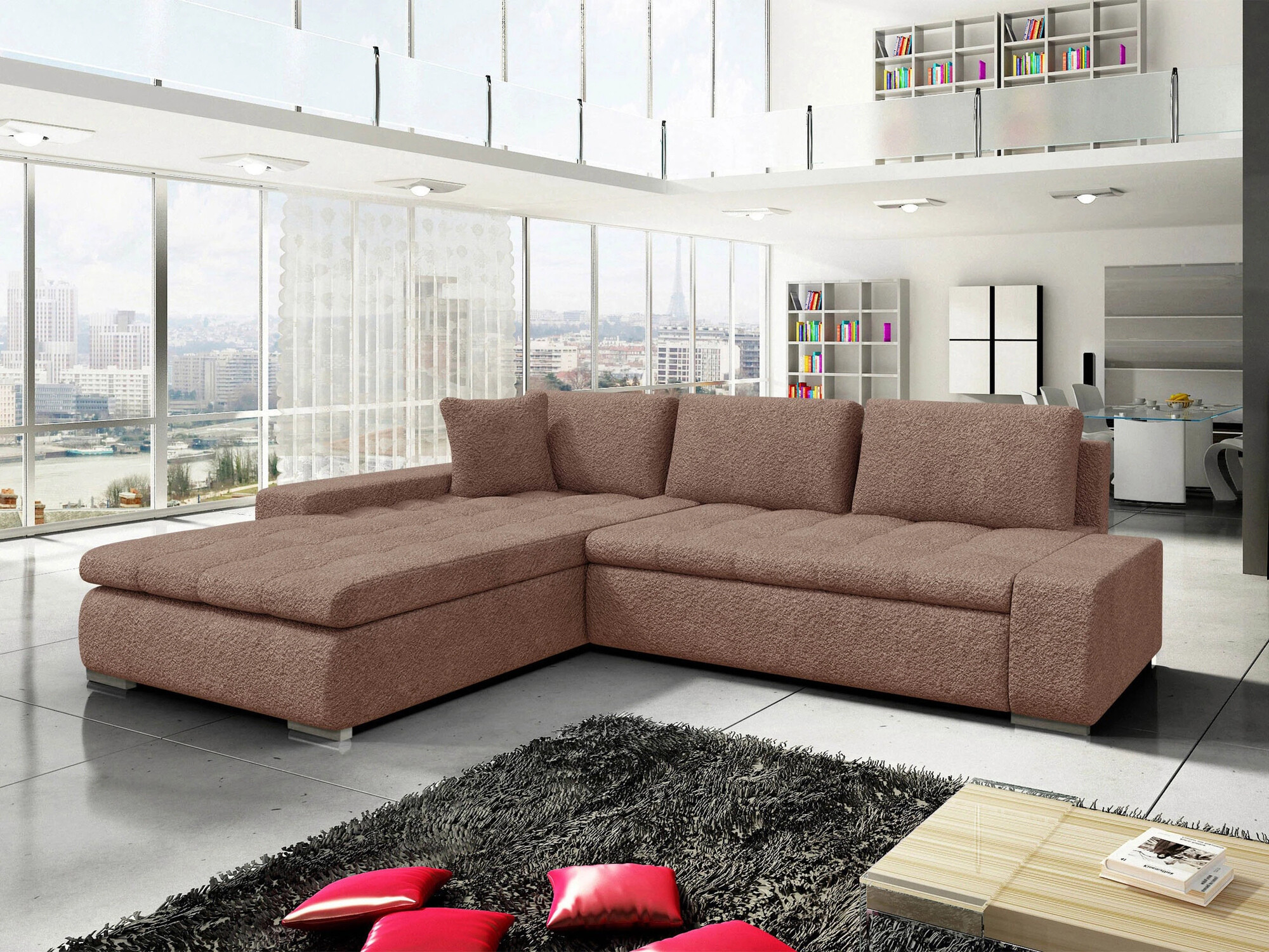 Canapé d'angle Comfivo Nitor II (Coral 45)
