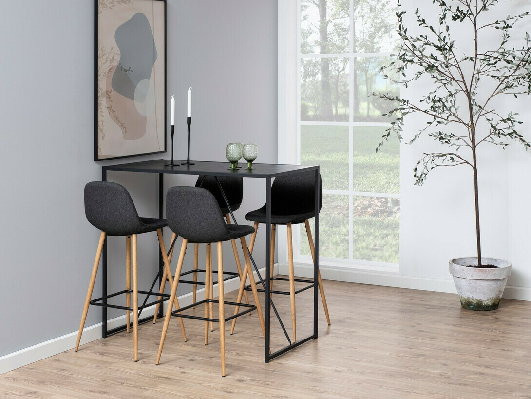 Chaise de bar Norsica 194 (Gris foncé)