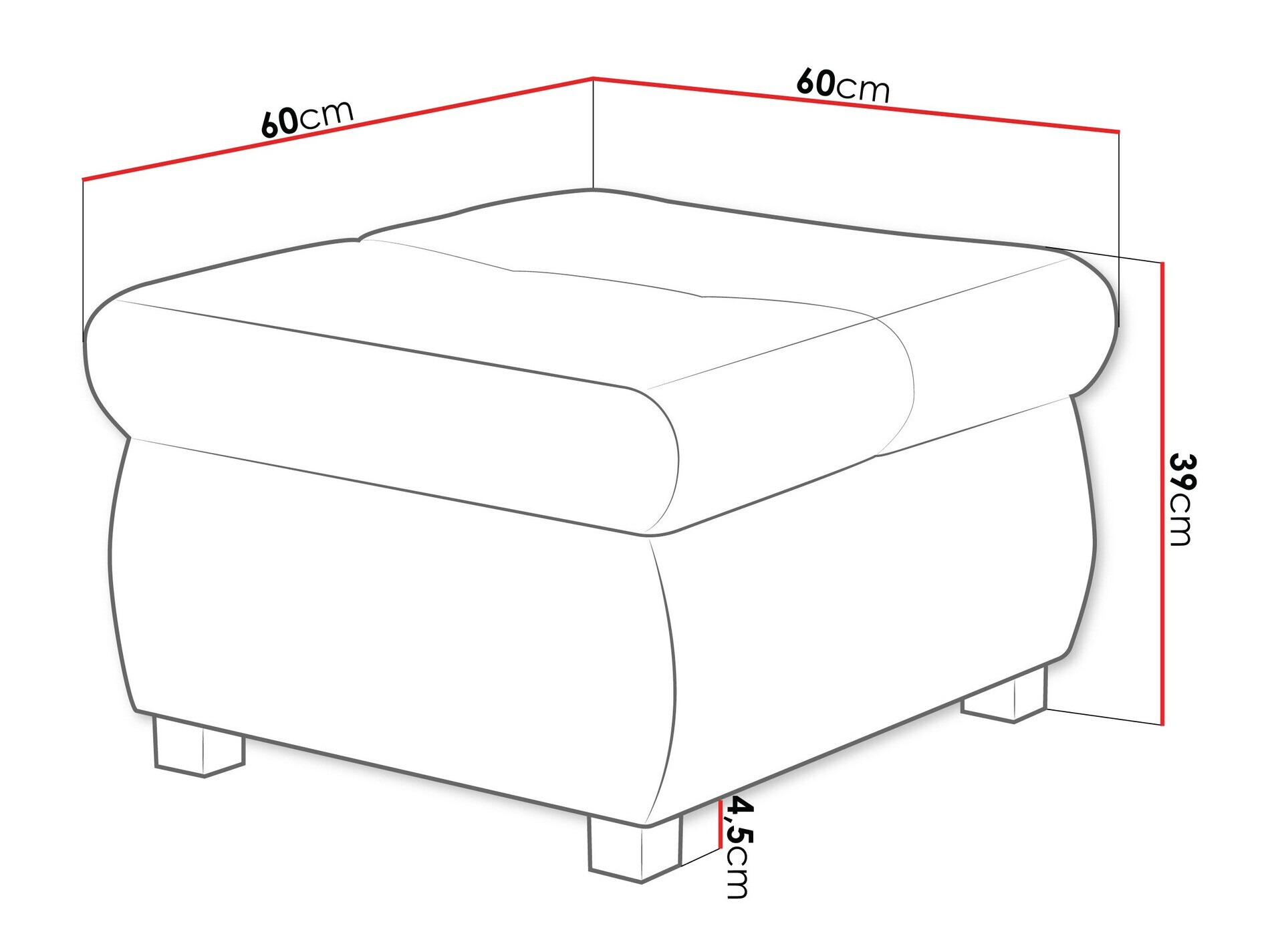 Pouf Comfivo 122 (Wave 05)