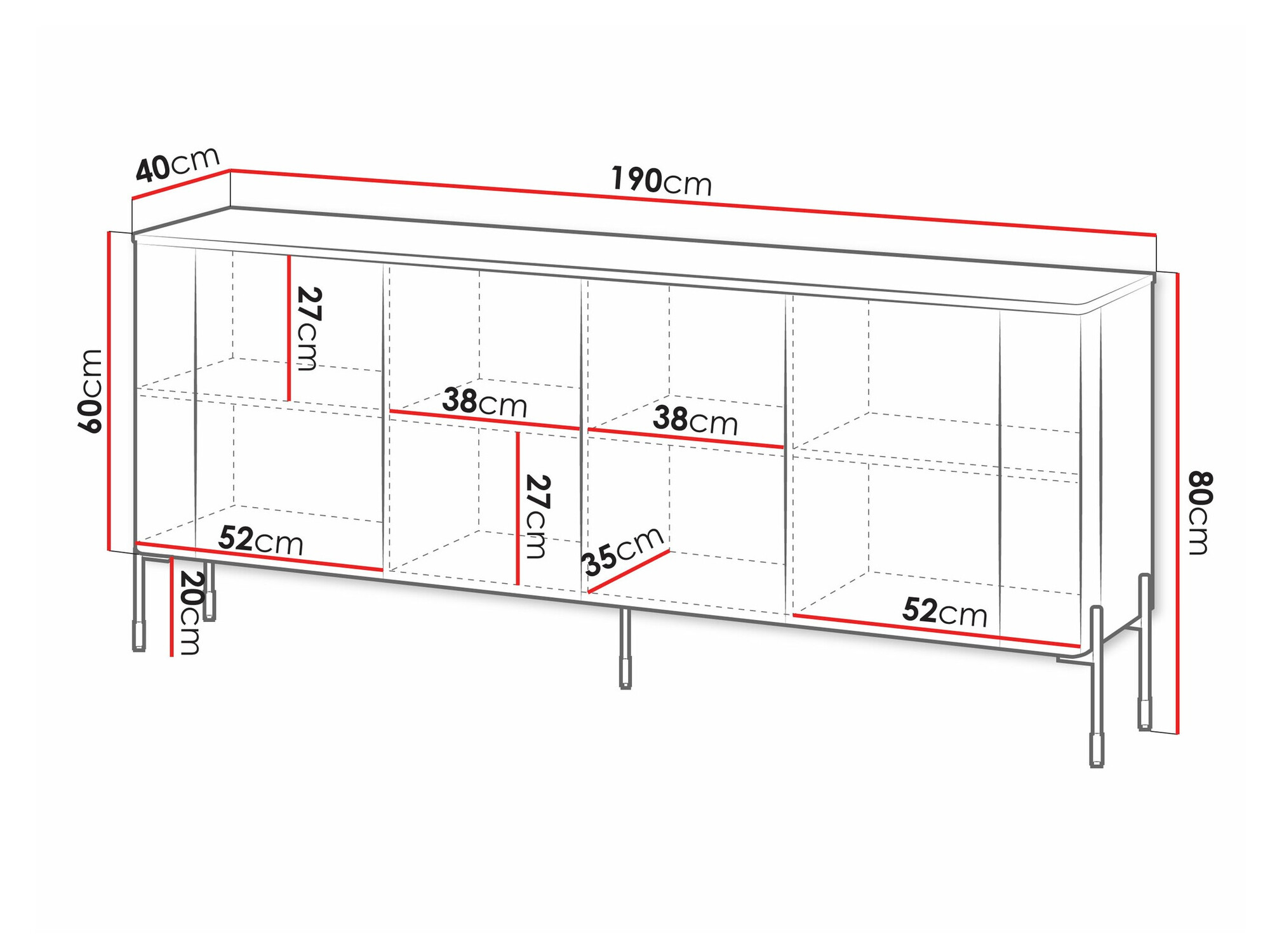 Buffet Nobilitas I (Cachemire)