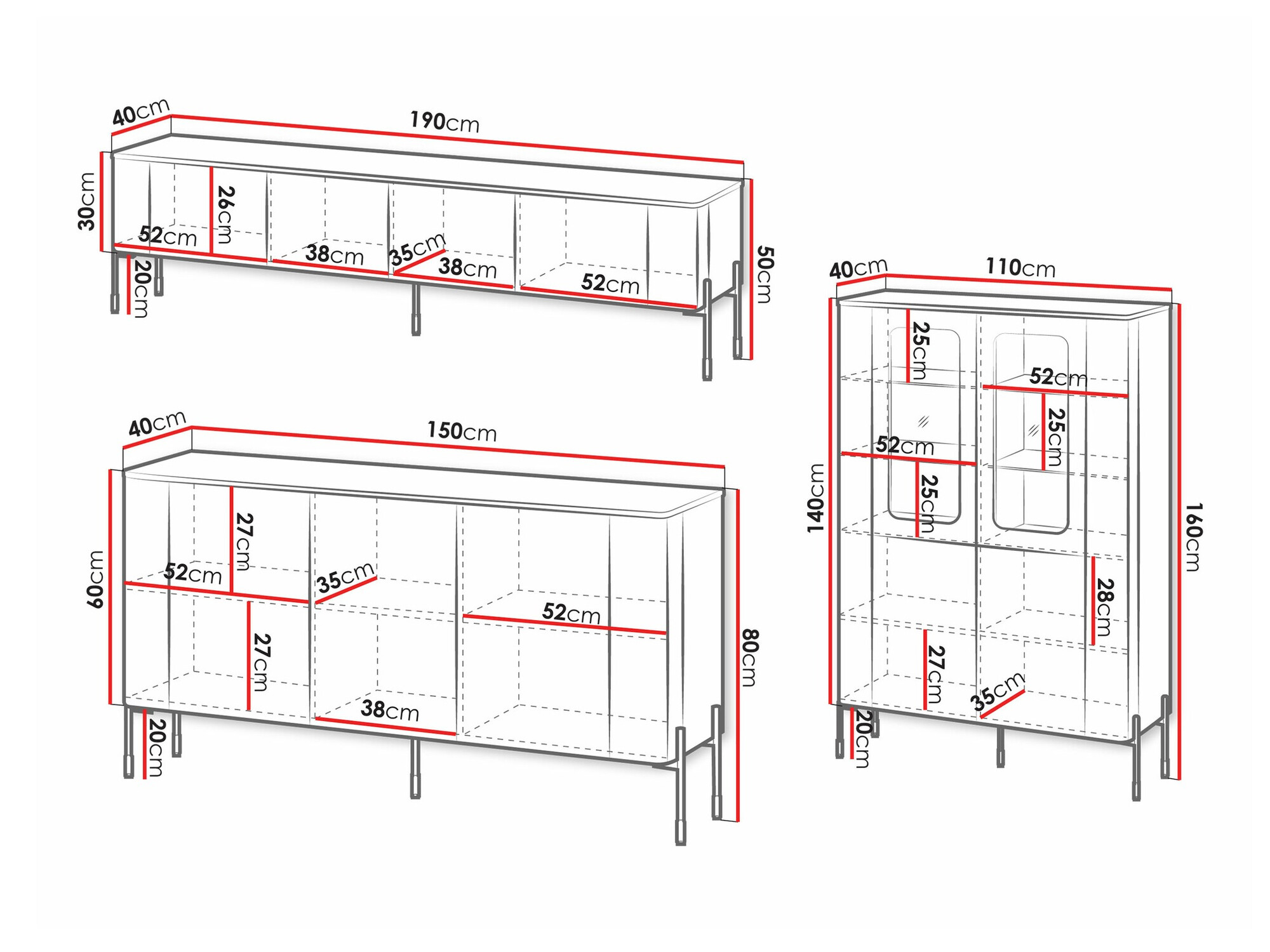 Ensemble de salon Nobilitas (Cachemire)