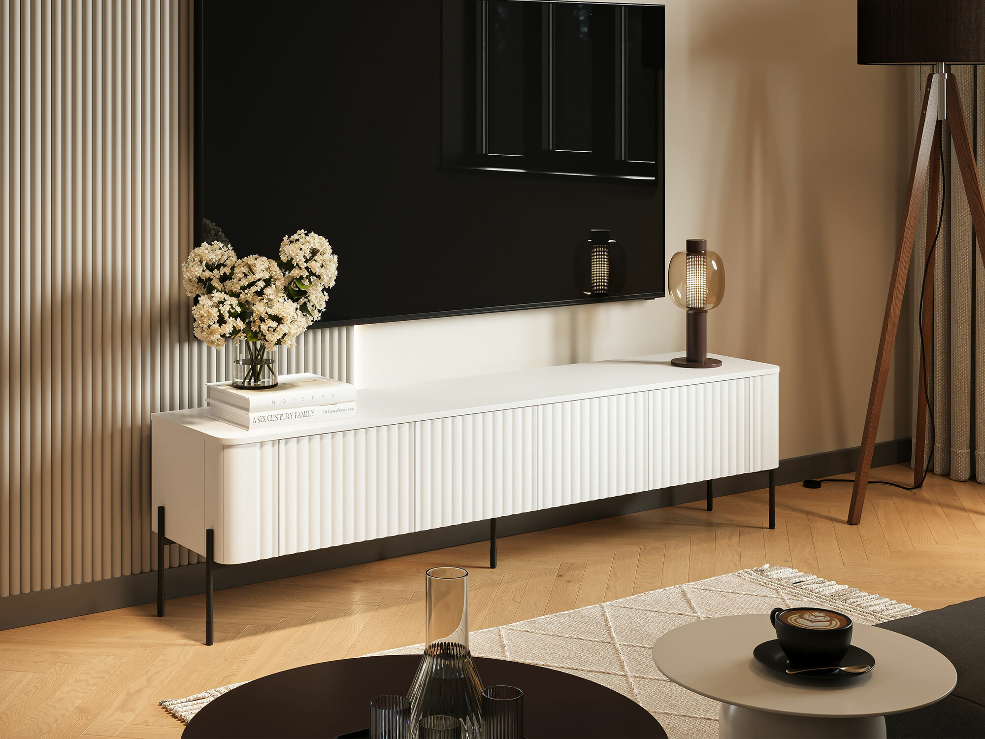 Meuble TV Nobilitas (Blanc)