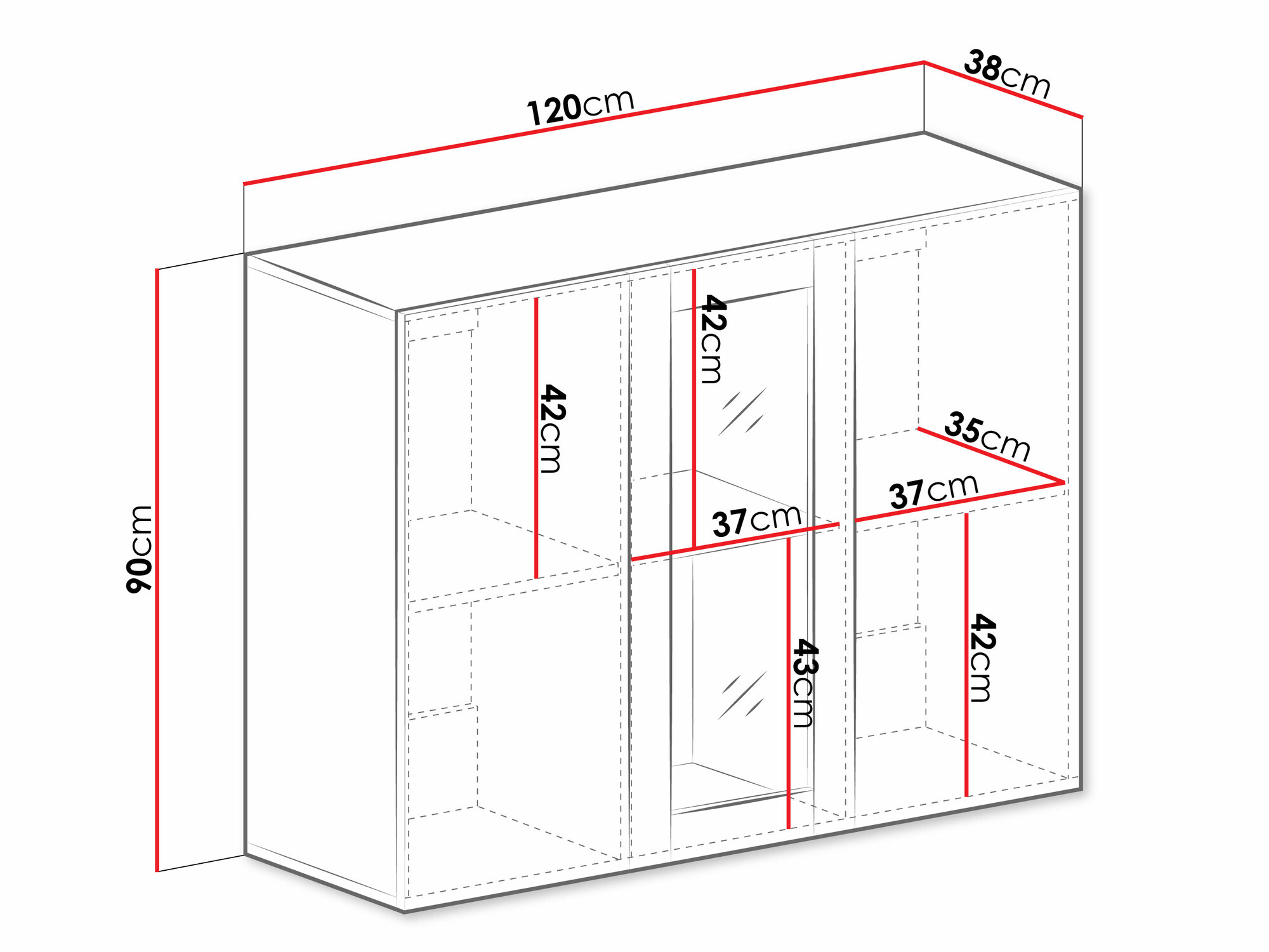Armoire murale Venenou 126